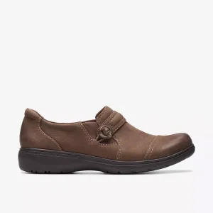 Clarks Women's Carleigh Pearl Taupe Nubuck 26175050