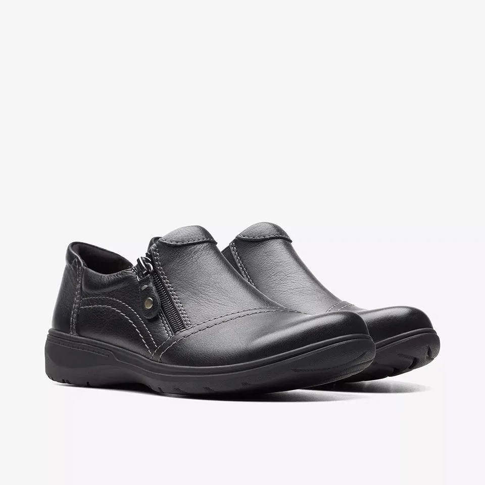 Clarks Women's Carleigh Ray Black Leather 26175051