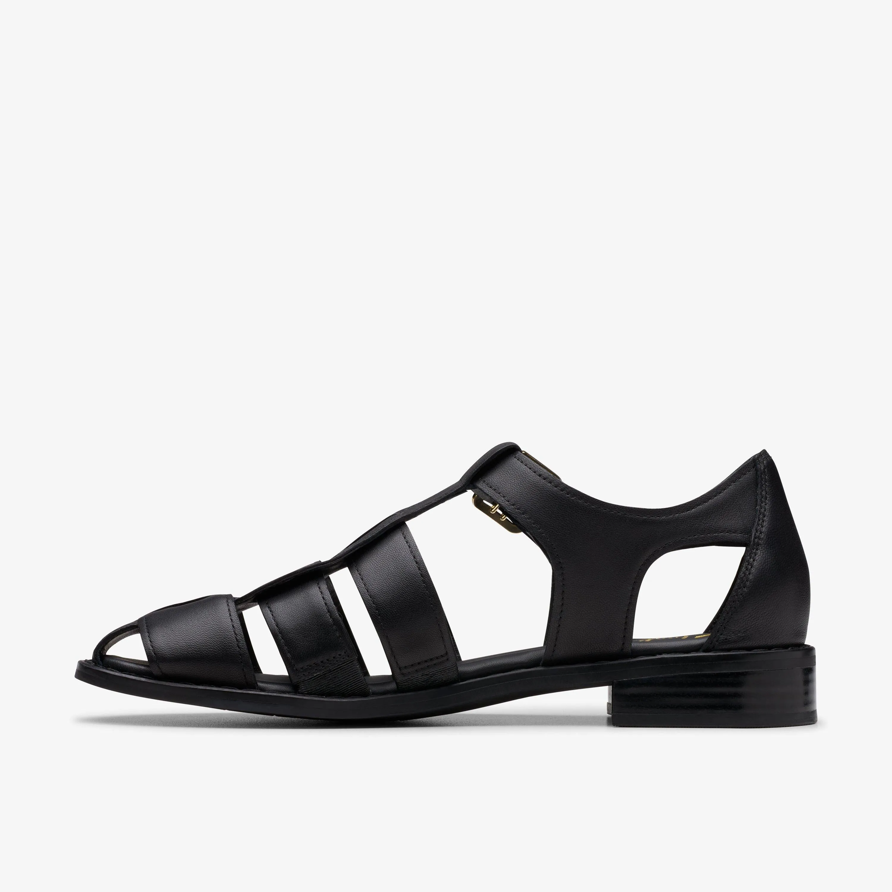 Clarks Women's Hana Sun Black Leather 26181215