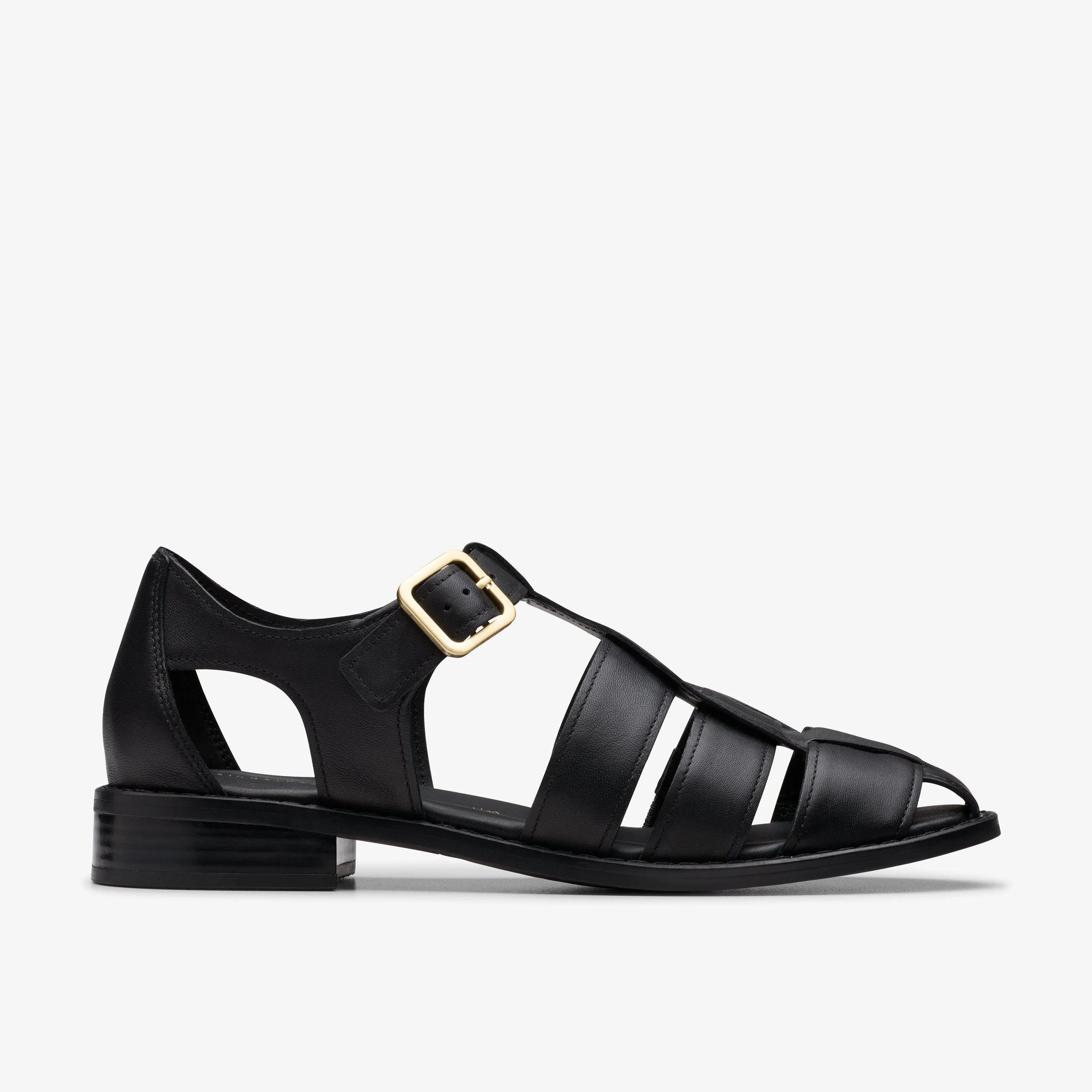 Clarks Women's Hana Sun Black Leather 26181215