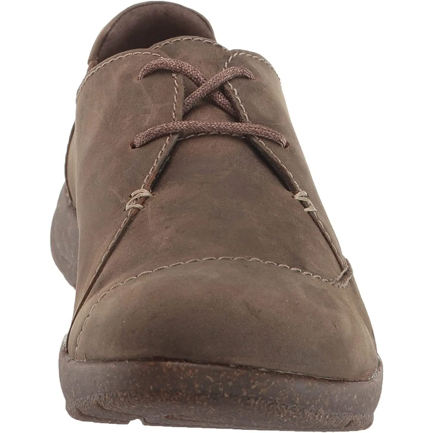 Clarks Women's Roseville Rio Dark Taupe Leather 26167823