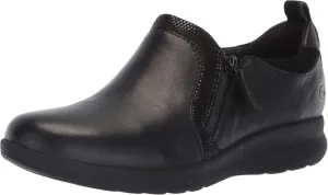 Clarks Women's Un Adorn Zip Loafer Flat