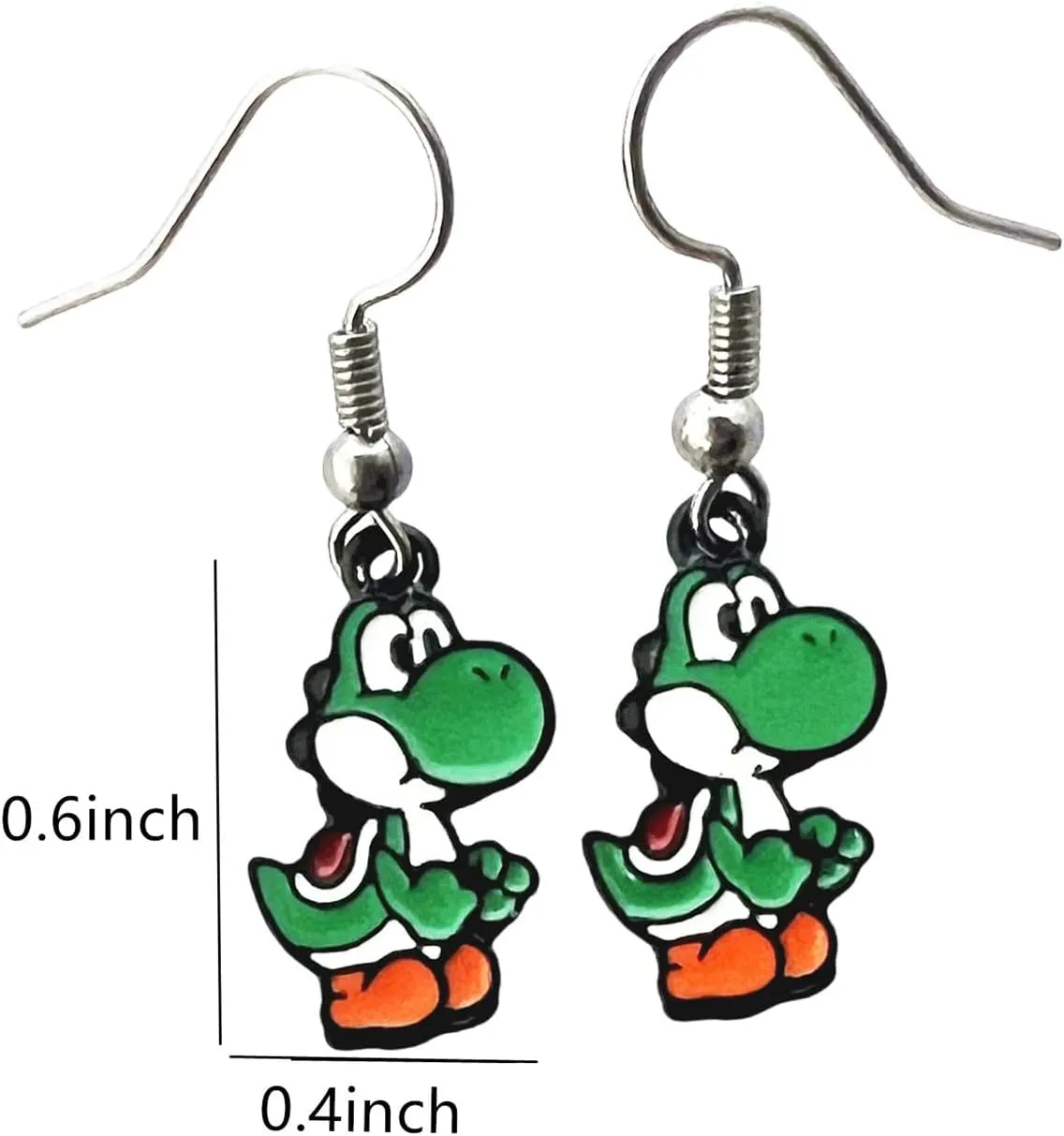 Classic Anime Metal Earrings Women and Men