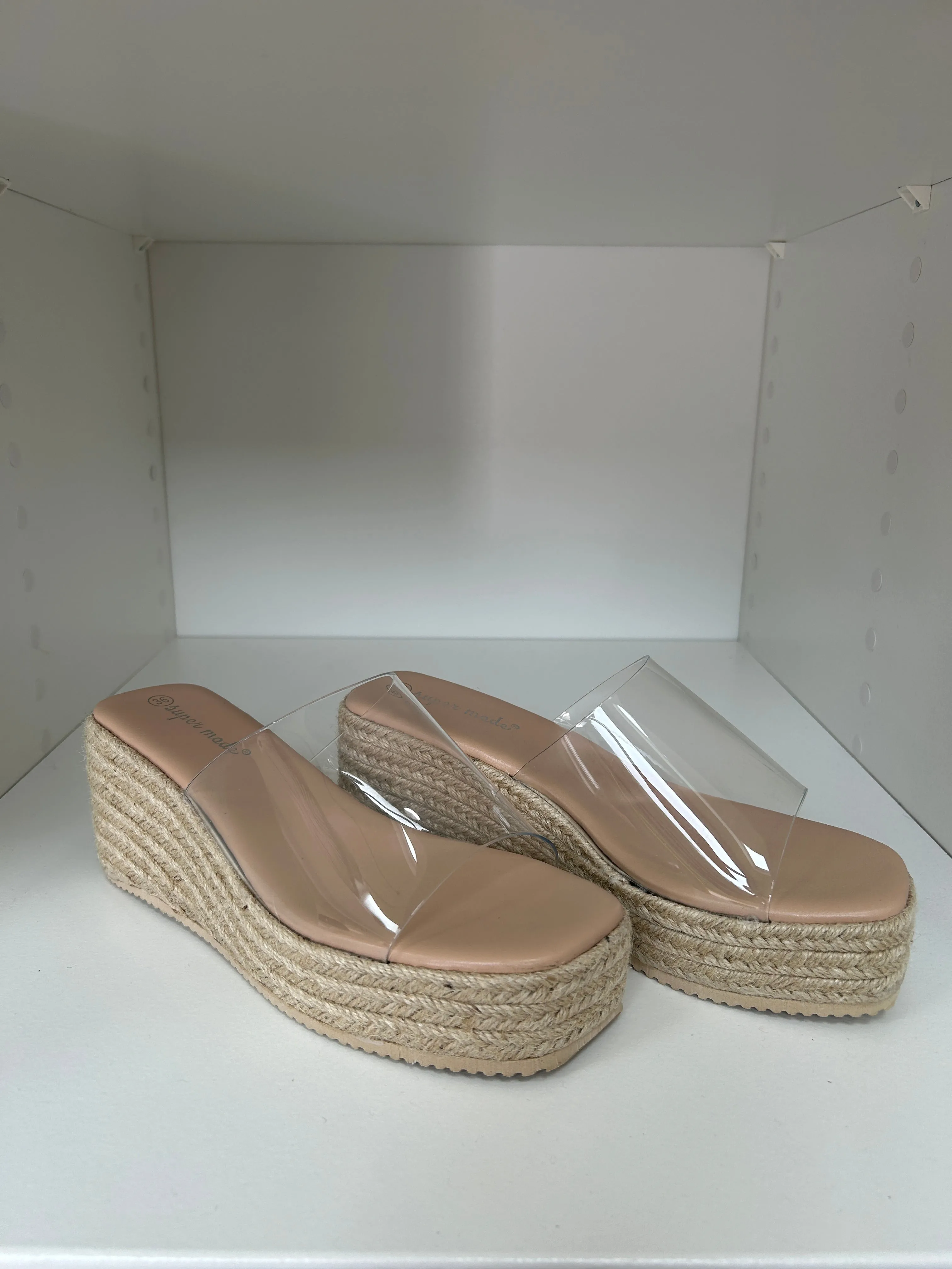Clear Wedge Mule