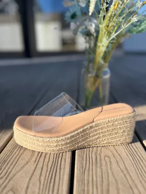 Clear Wedge Mule