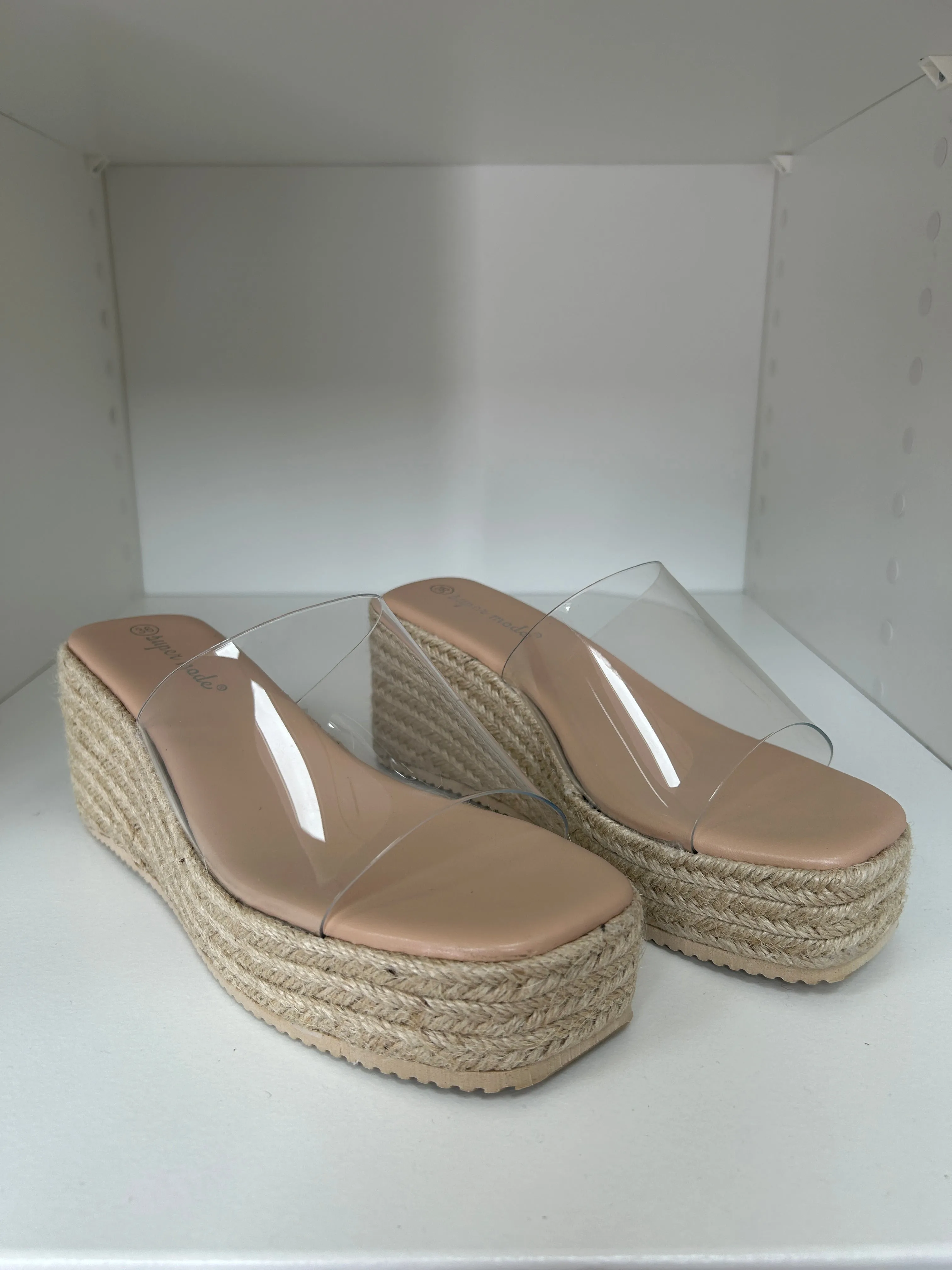 Clear Wedge Mule