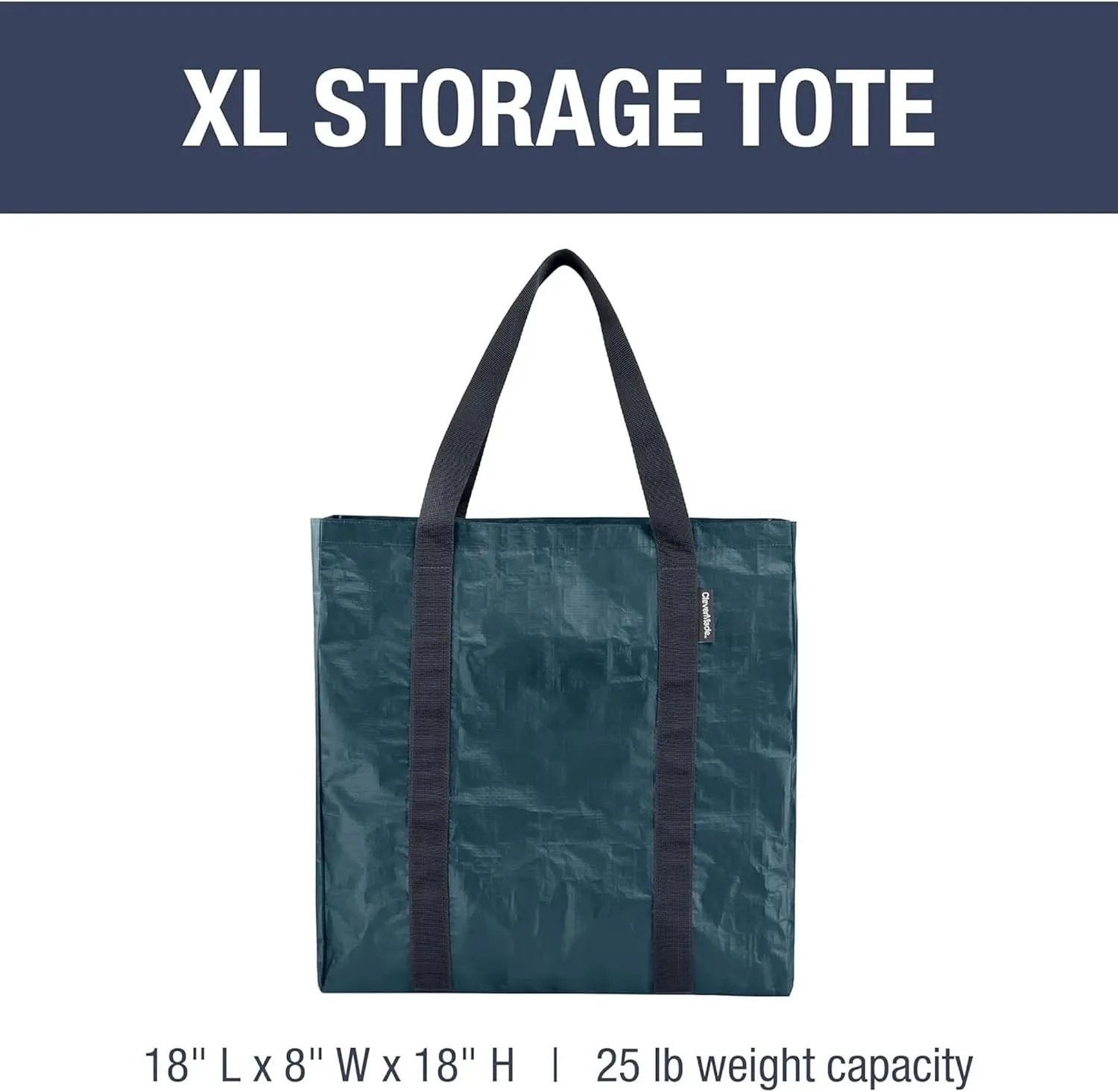 CleverMade Storage Bags and Totes - Soft-Sided, Durable Multi-Purpose Storage Solutions for Moving, Shopping, and Organizing