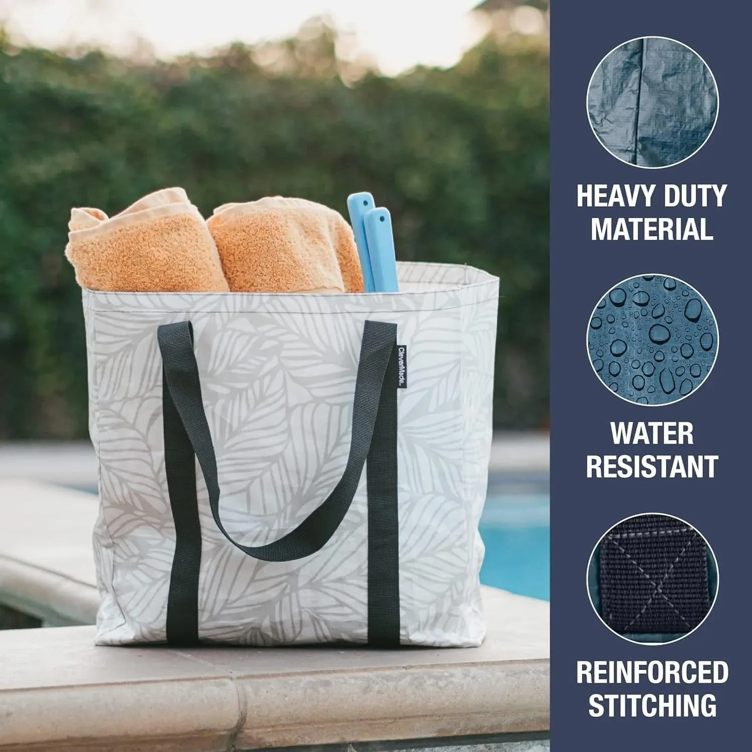 CleverMade Storage Bags and Totes - Soft-Sided, Durable Multi-Purpose Storage Solutions for Moving, Shopping, and Organizing