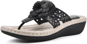 CLIFFS BY WHITE MOUNTAIN Women's Cynthia Wedge Sandal