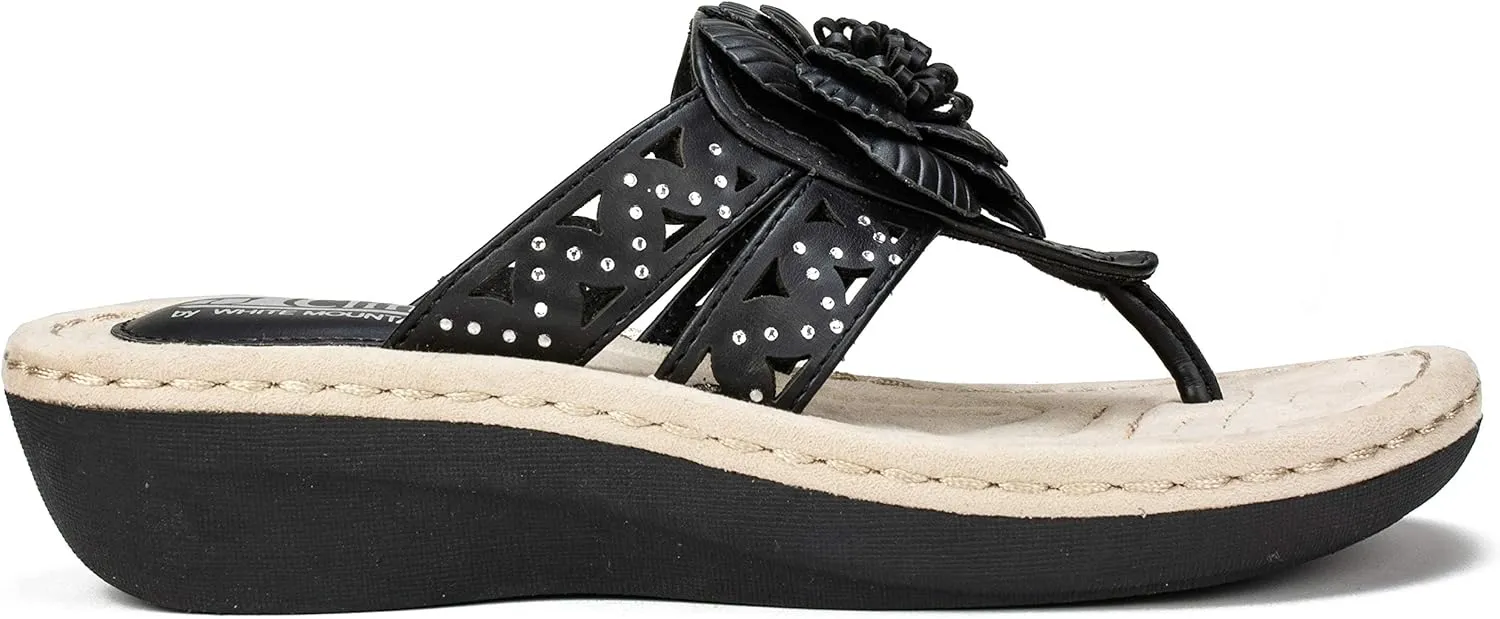 CLIFFS BY WHITE MOUNTAIN Women's Cynthia Wedge Sandal