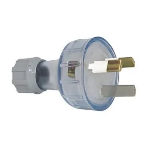 Clipsal 3 pin plug top 10 amp 240v male