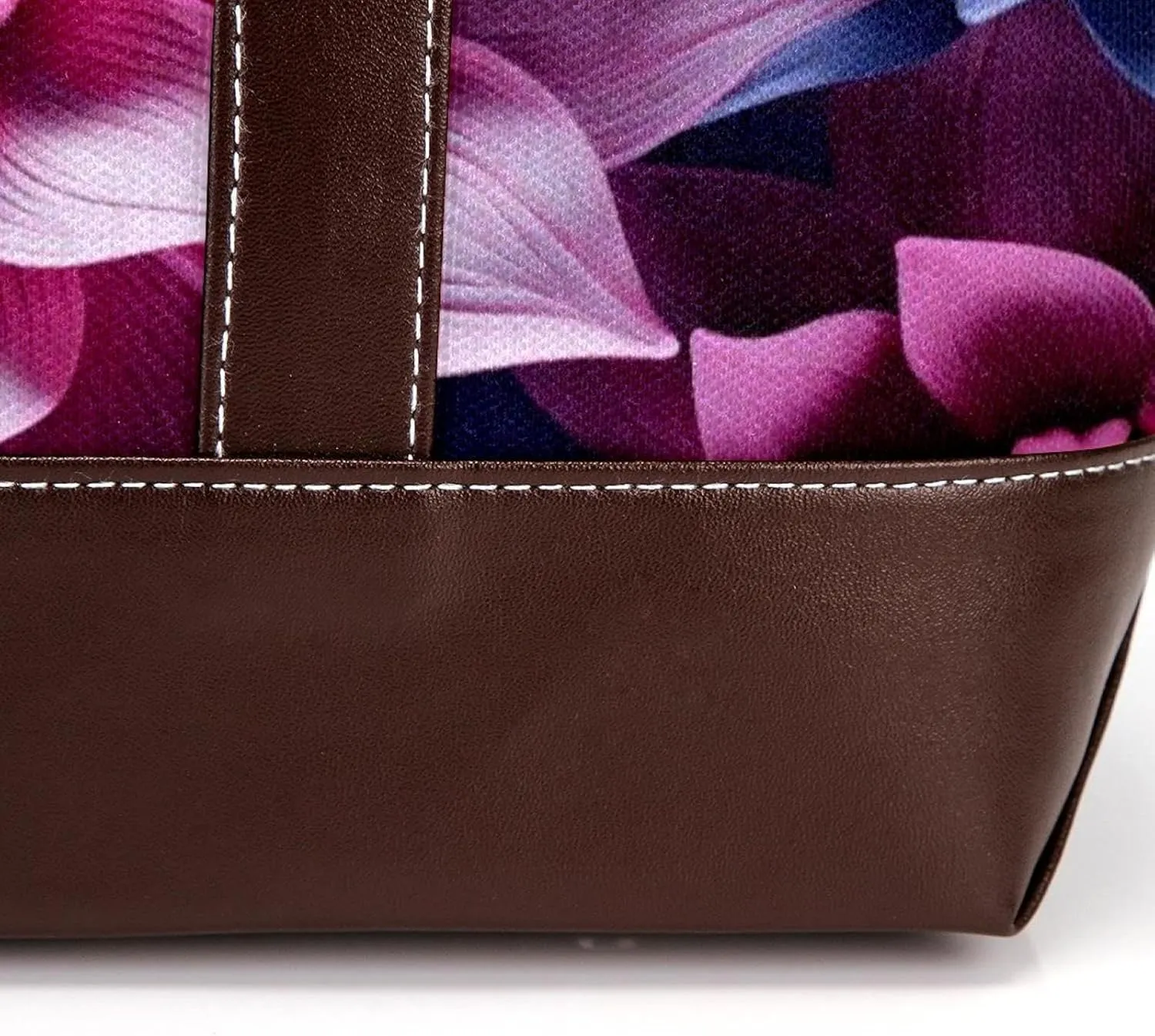 Colorful Petal Flowers-969 Shoulder Purses for Women Large Soft Washed Leather Purses and Durable Handbags