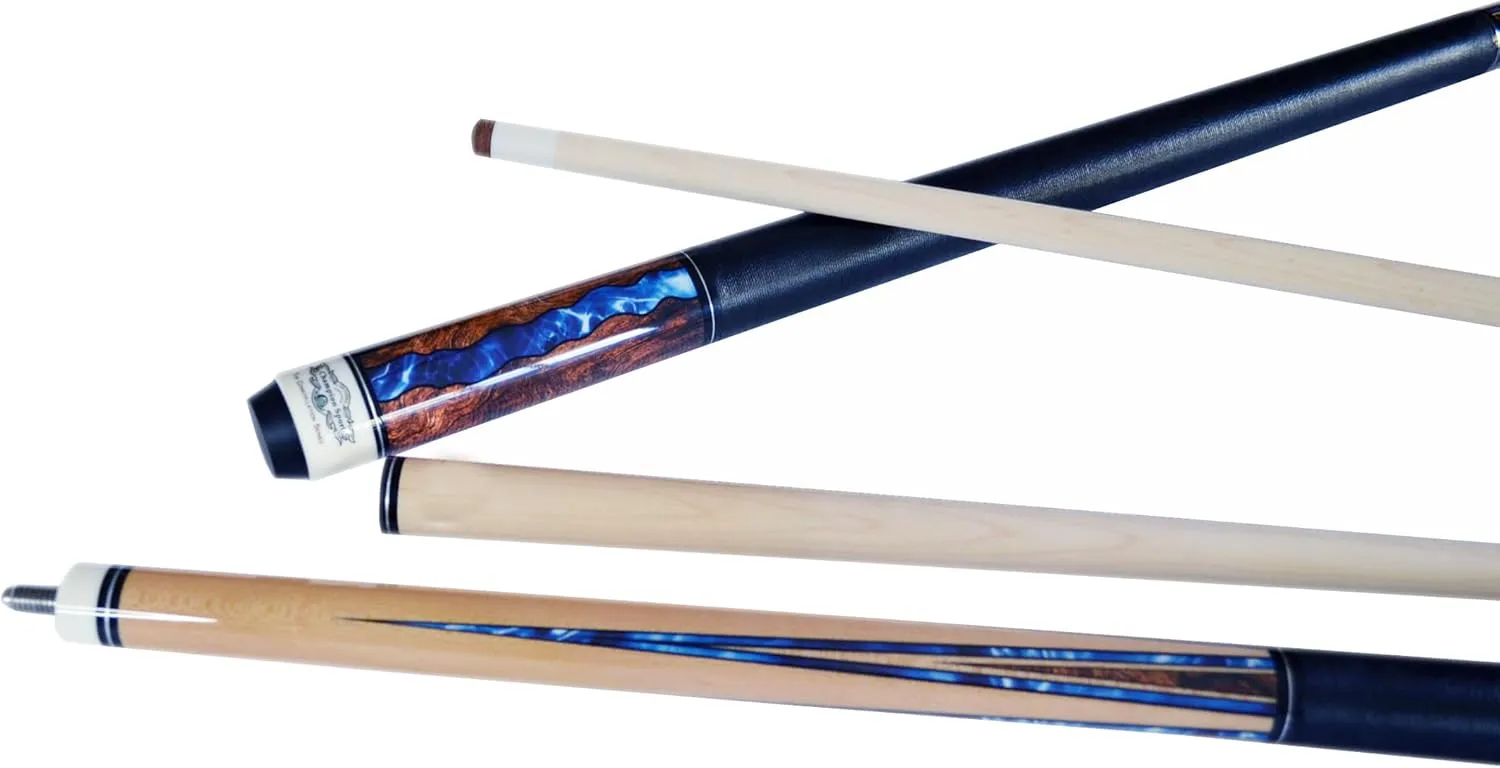 Combo Deal ! Champion Constellation Pool cue and Nemesis Jump and Break cue, Pro Taper,2X2 Cue Case, Two Champion Gloves
