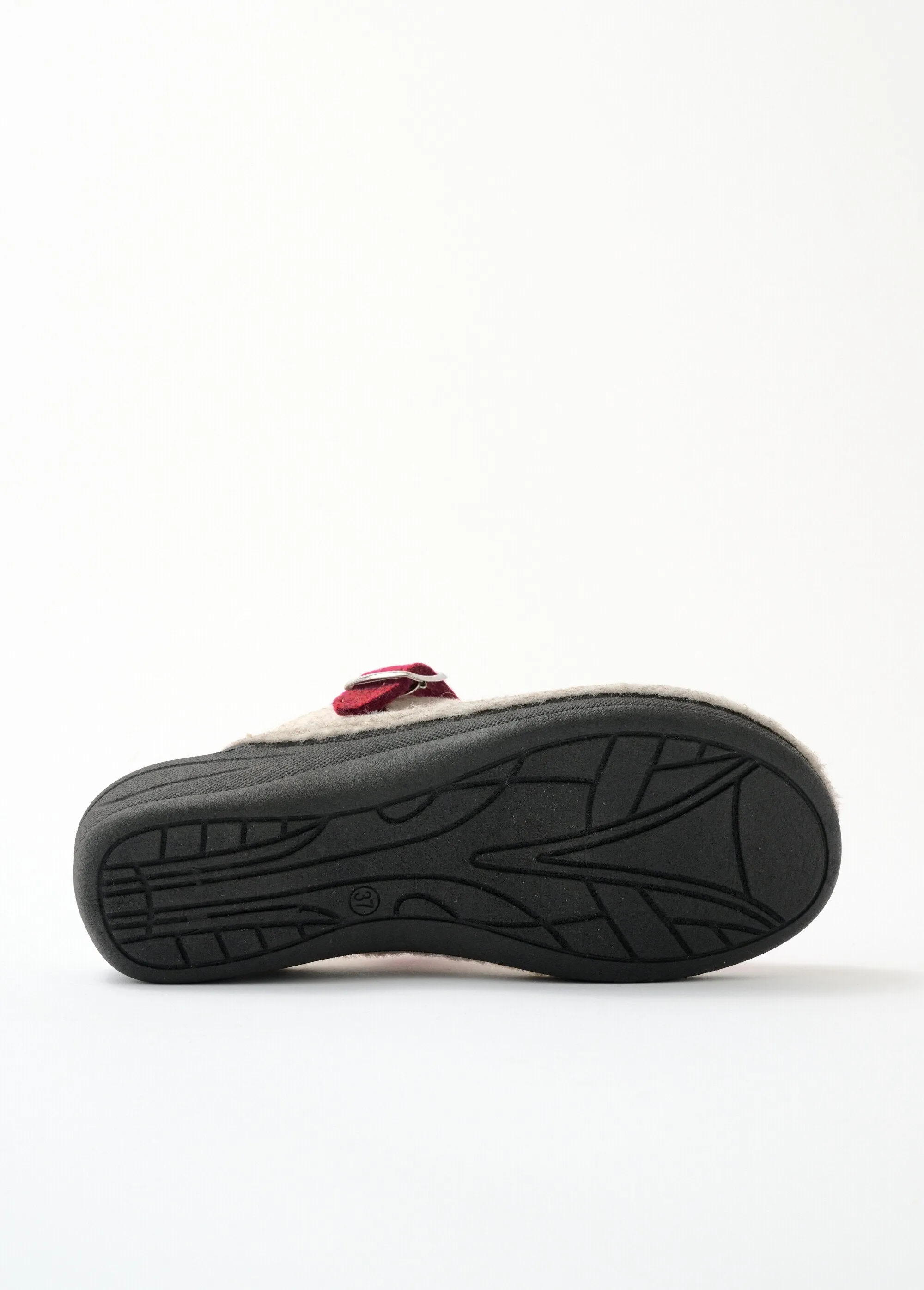 Comfort width embroidered clog mule slipper