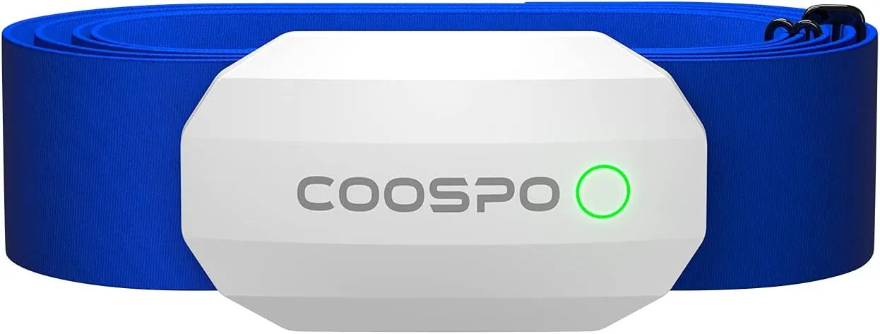 COOSPO Bluetooth Heart Rate Monitor Chest Strap H808S, ANT  BLE HR Monitor Chest, HRM IP67 Waterproof, Use for Running Cycling Gym and Other Sports