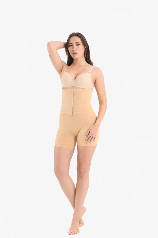Corset Shorts with Waist Trainer Nude