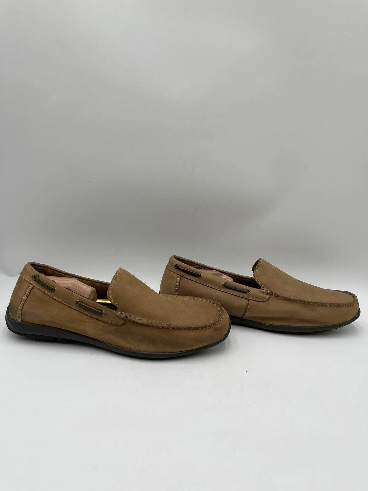 Crown & Ivy Men’s Leather Loafers Brown Size 12M - Very Good