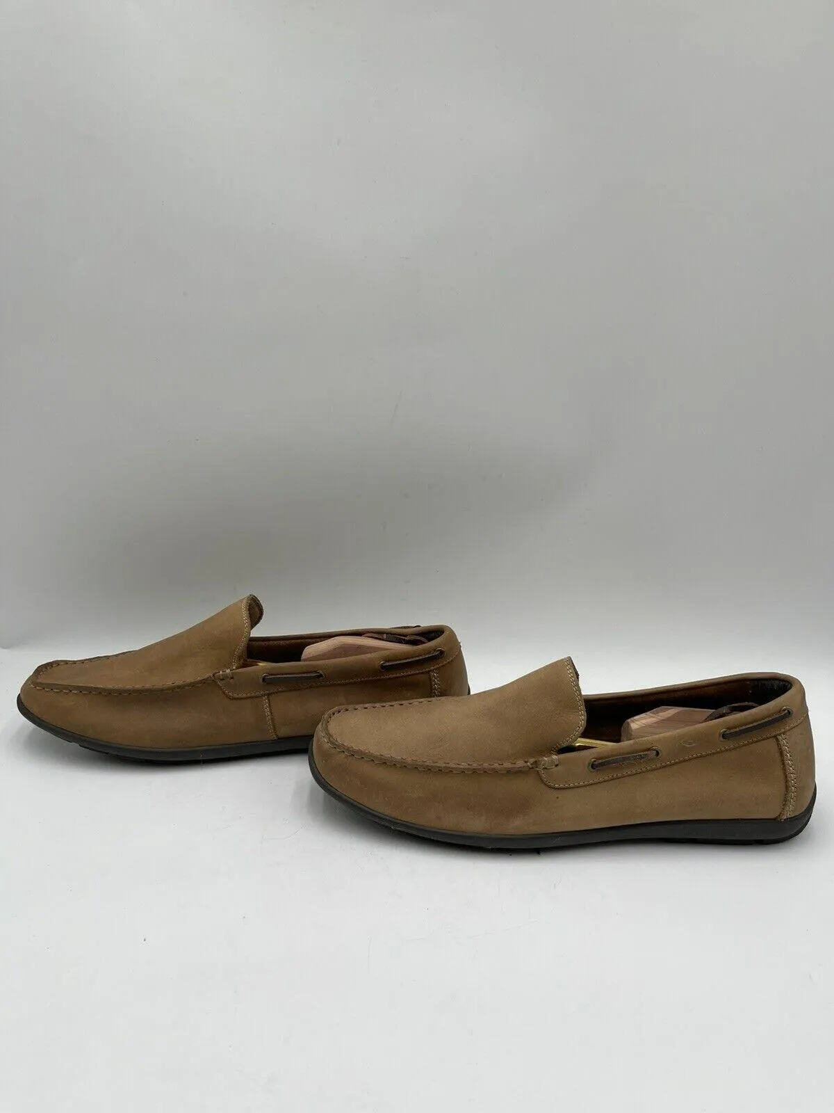 Crown & Ivy Men’s Leather Loafers Brown Size 12M - Very Good
