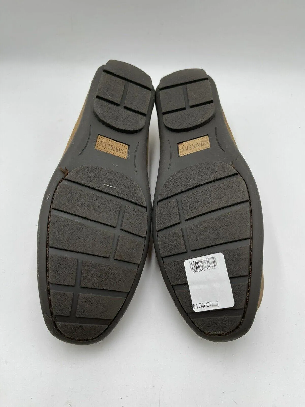 Crown & Ivy Men’s Leather Loafers Brown Size 12M - Very Good