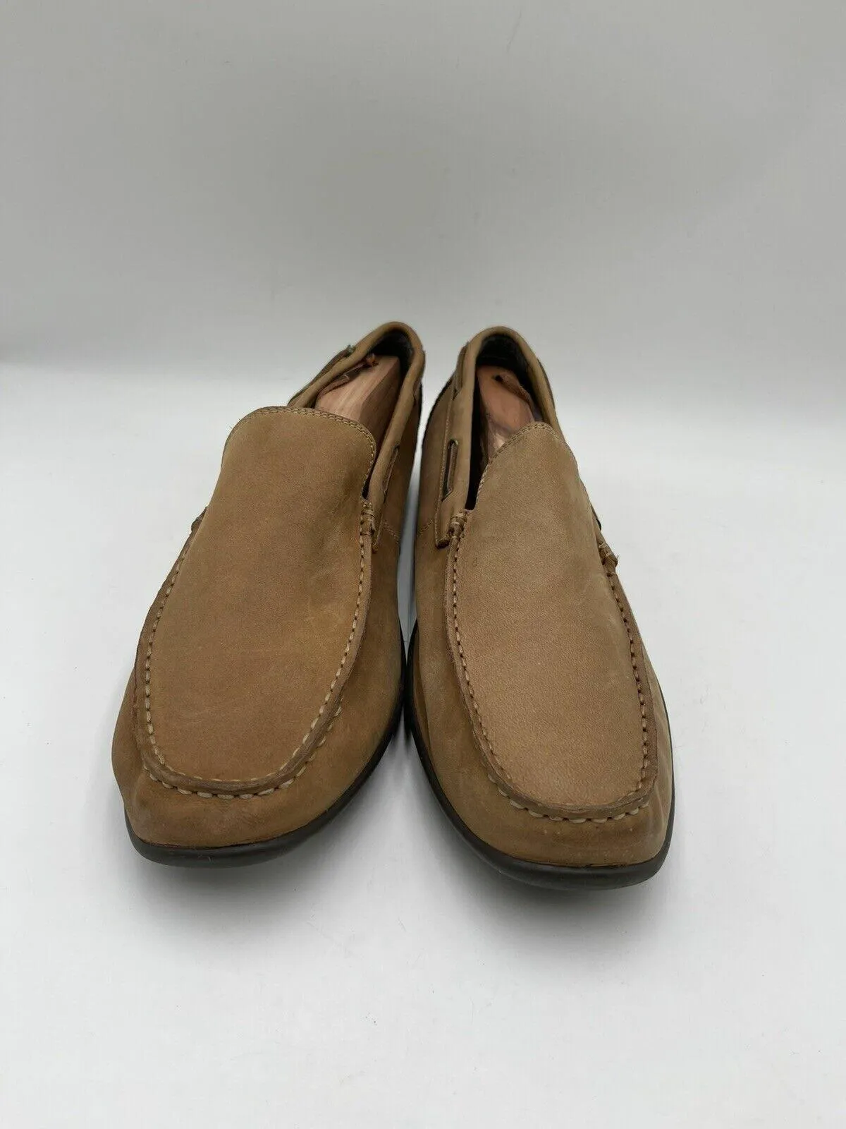 Crown & Ivy Men’s Leather Loafers Brown Size 12M - Very Good