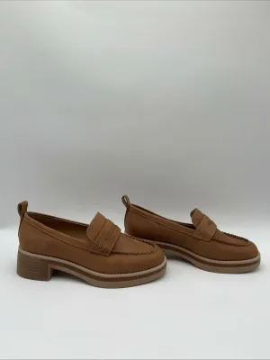 Crown Vintage Nirea Loafer Women's Brown Size 8.5M/39.5 - Very Good