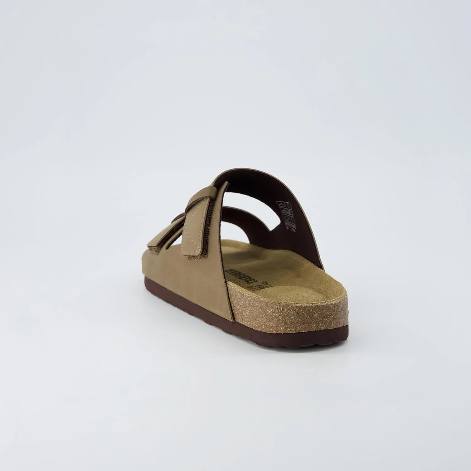 CUSHIONAIRE Men's Lynx Cork footbed Sandal with  Comfort