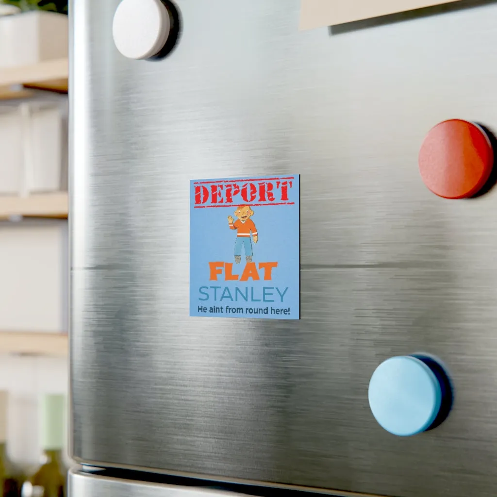 Deport Flat Stanley Magnet
