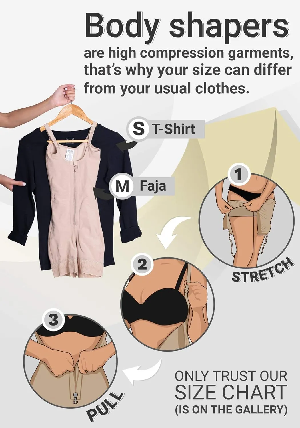 DIANE & GEORDI 002396 Boned Corset Waist Trainer for Women | Faja Colombiana