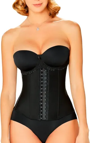 DIANE & GEORDI 002396 Boned Corset Waist Trainer for Women | Faja Colombiana