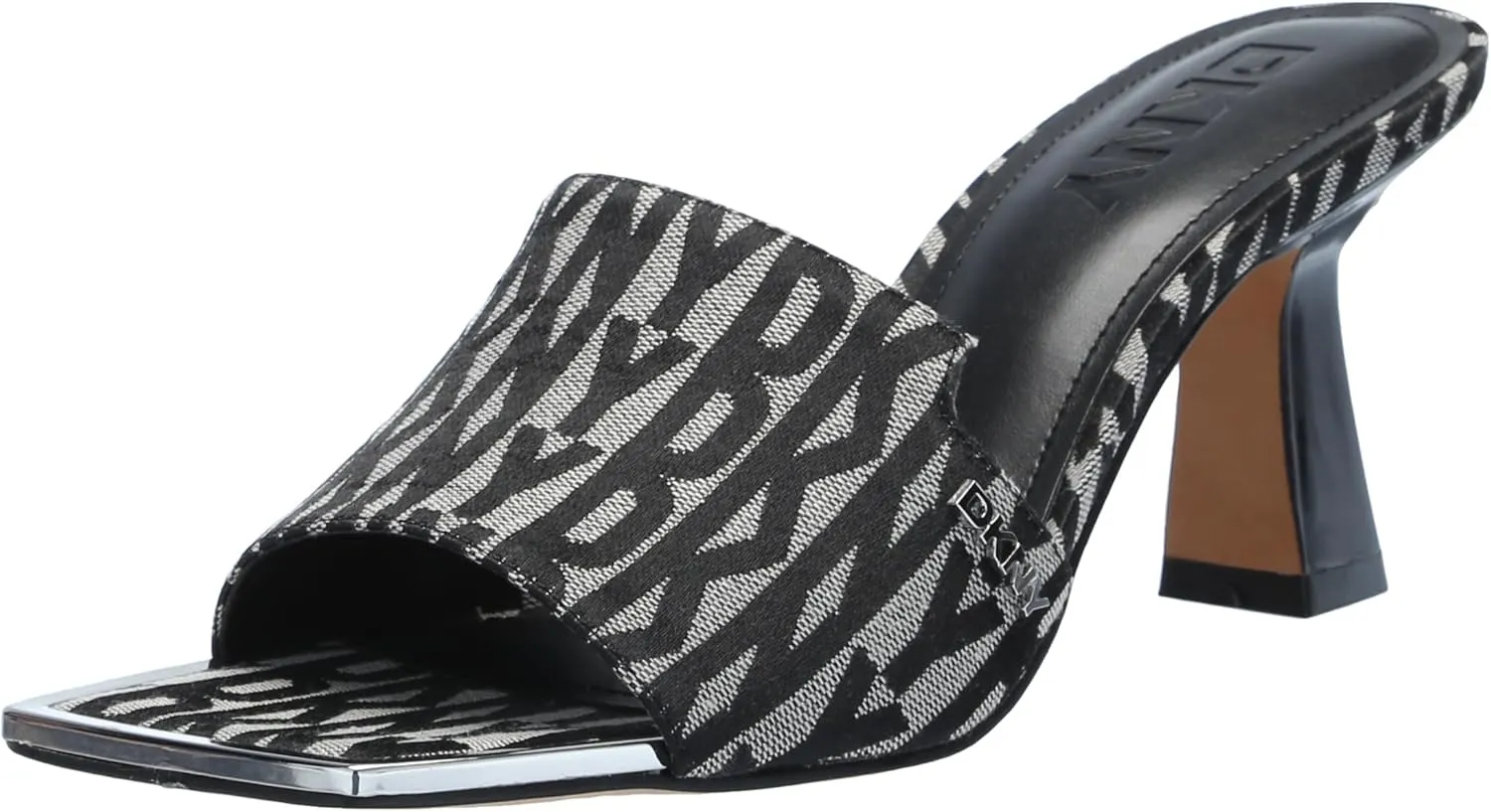 DKNY Women's Block Heel Square Toe Kailyn-Sandal Mule Heeled