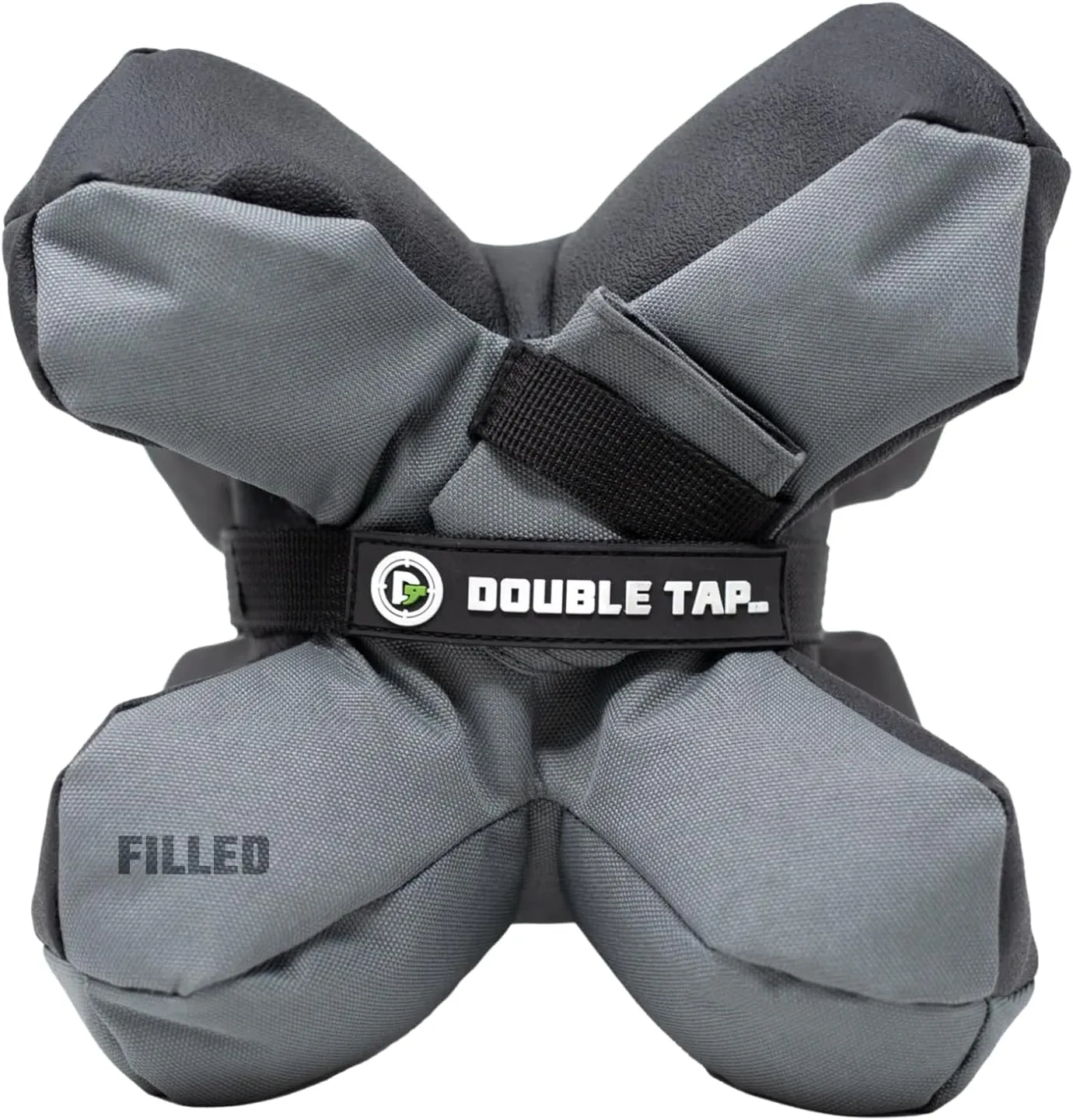 Double Tap IND. Multi-Position Shooting Bag Rest - Adjustable Rifle Rest for Accuracy - Water-Resistant Gun Bag for Uneven Terrain - Durable Non-Slip Shooting Bag with Strap