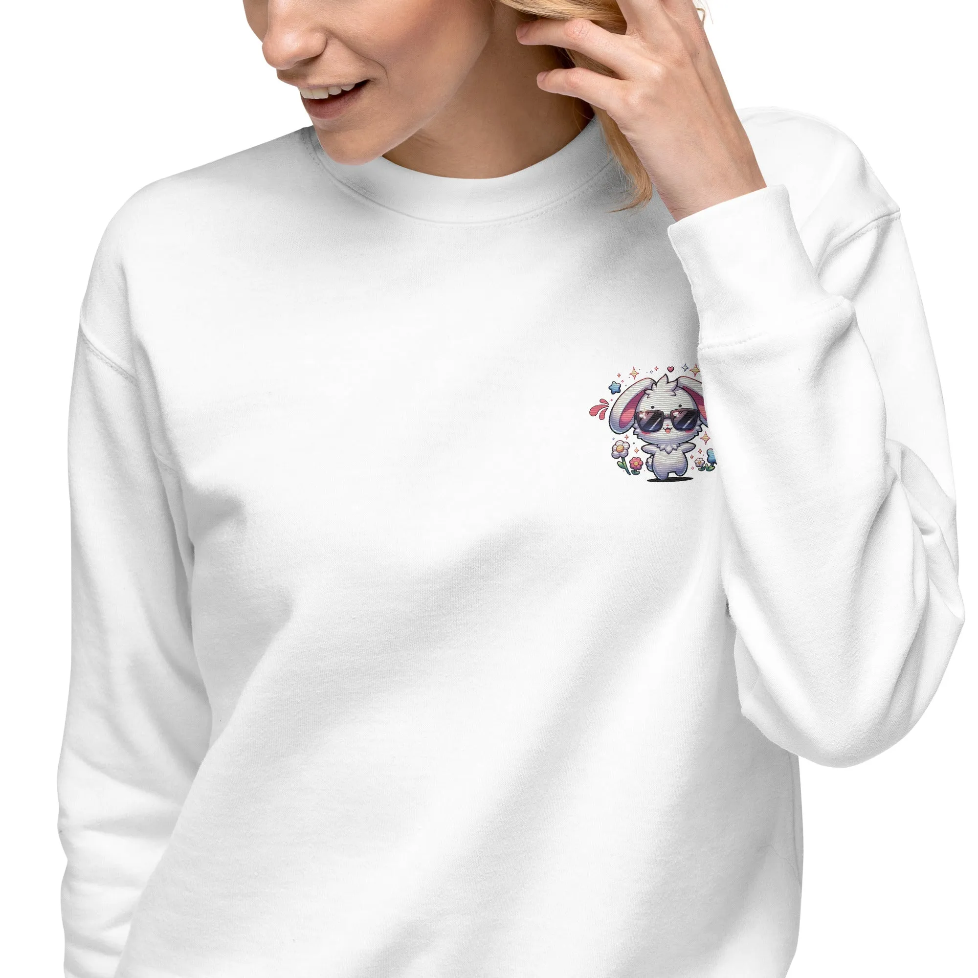 Easter Bunny Embroidered Sweatshirt