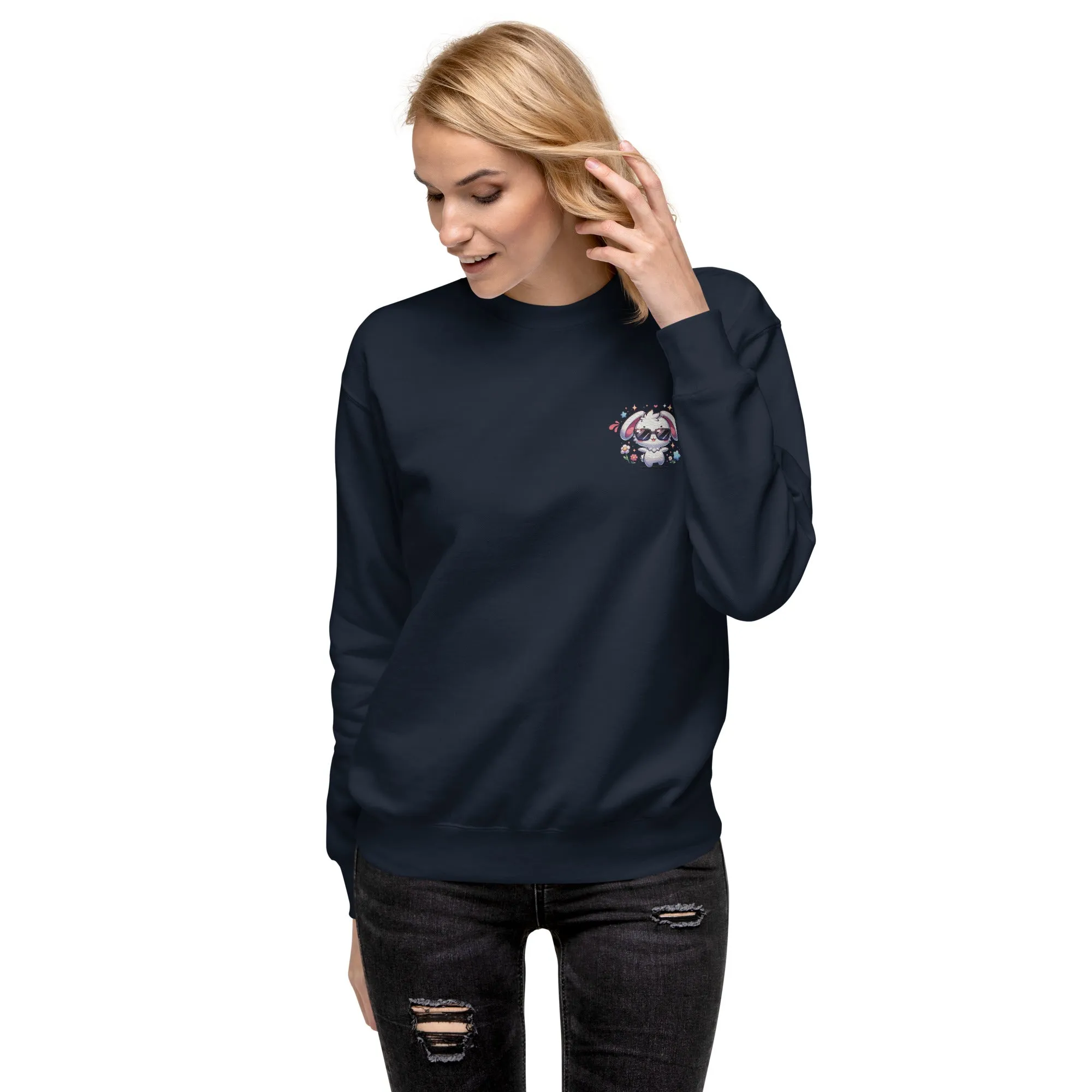 Easter Bunny Embroidered Sweatshirt
