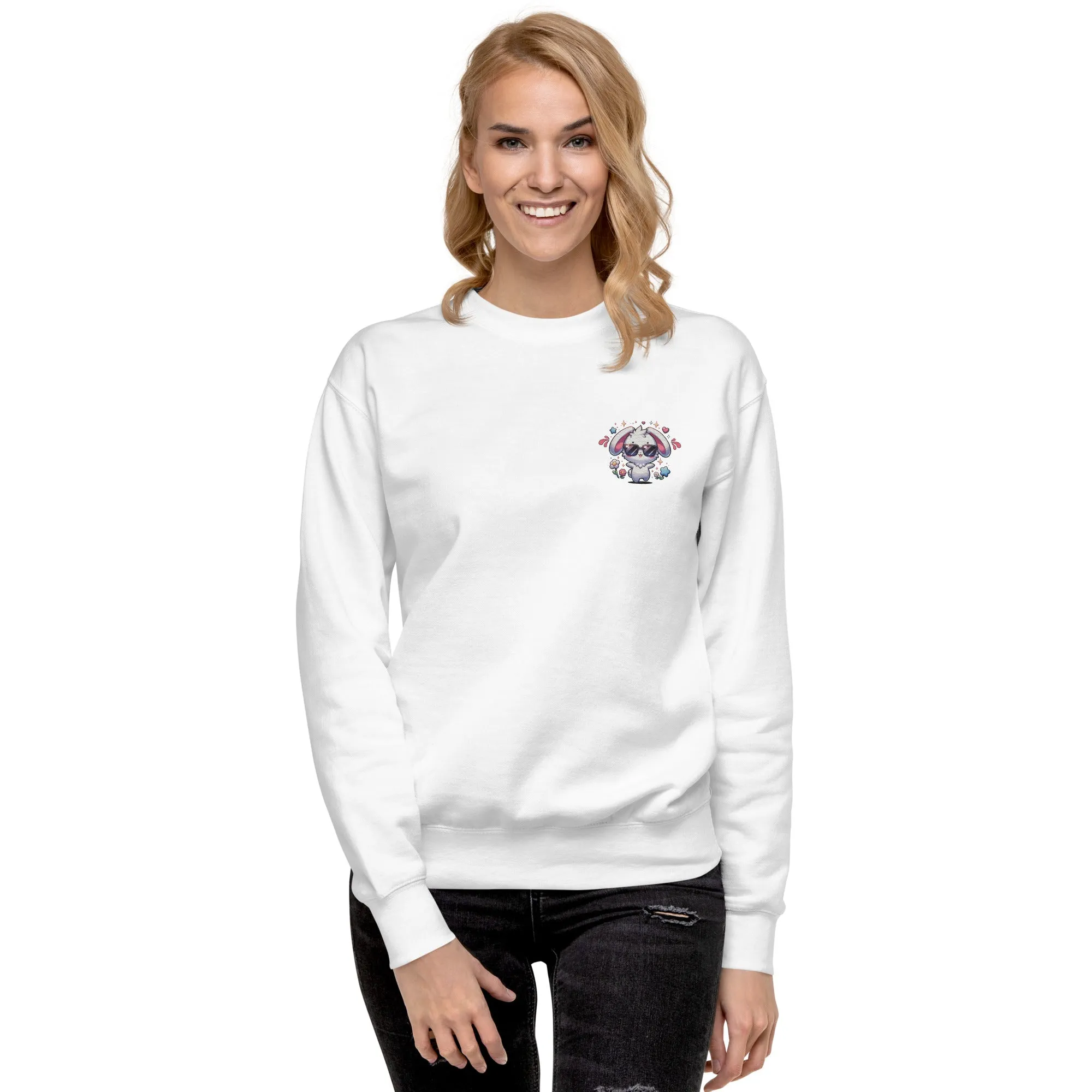 Easter Bunny Embroidered Sweatshirt