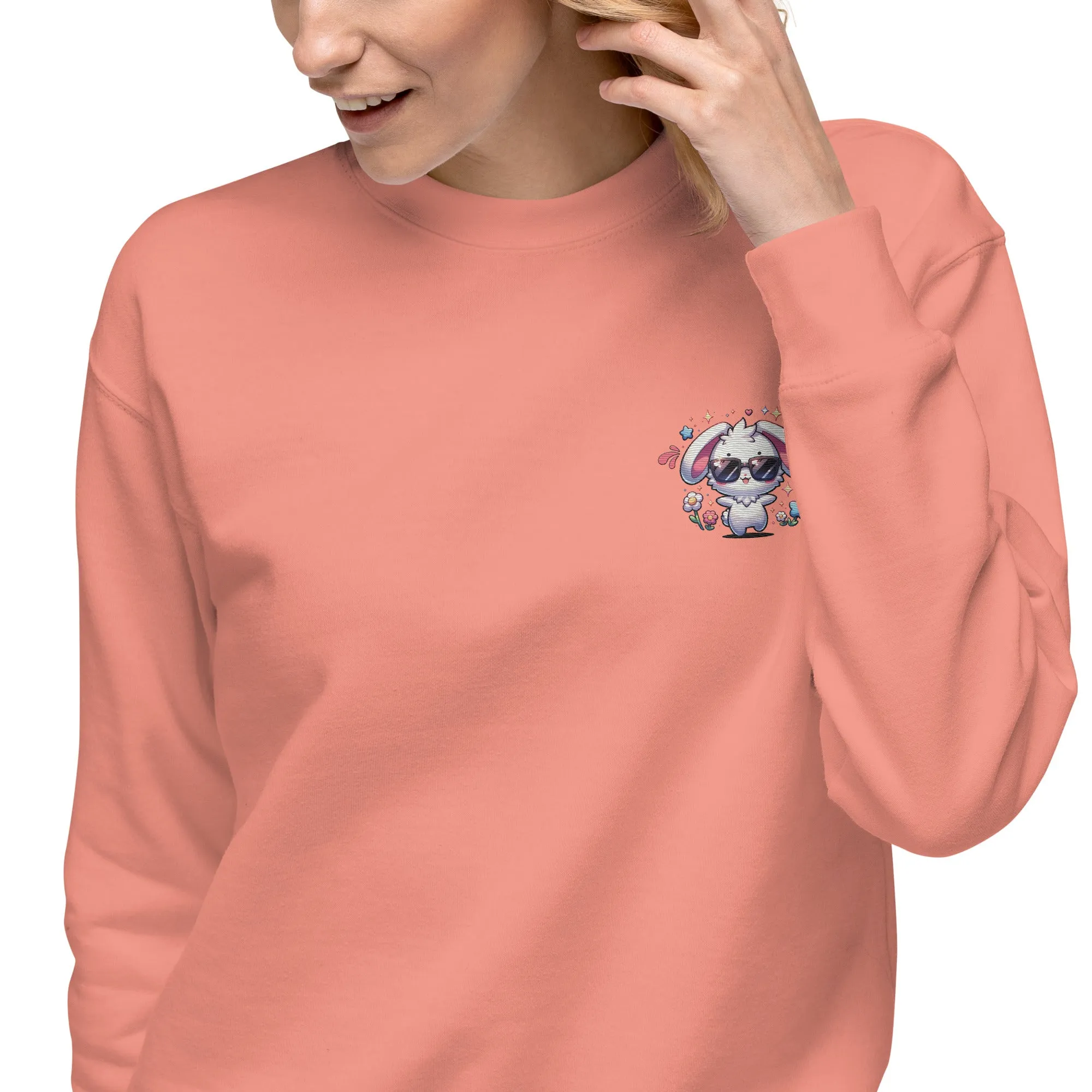 Easter Bunny Embroidered Sweatshirt