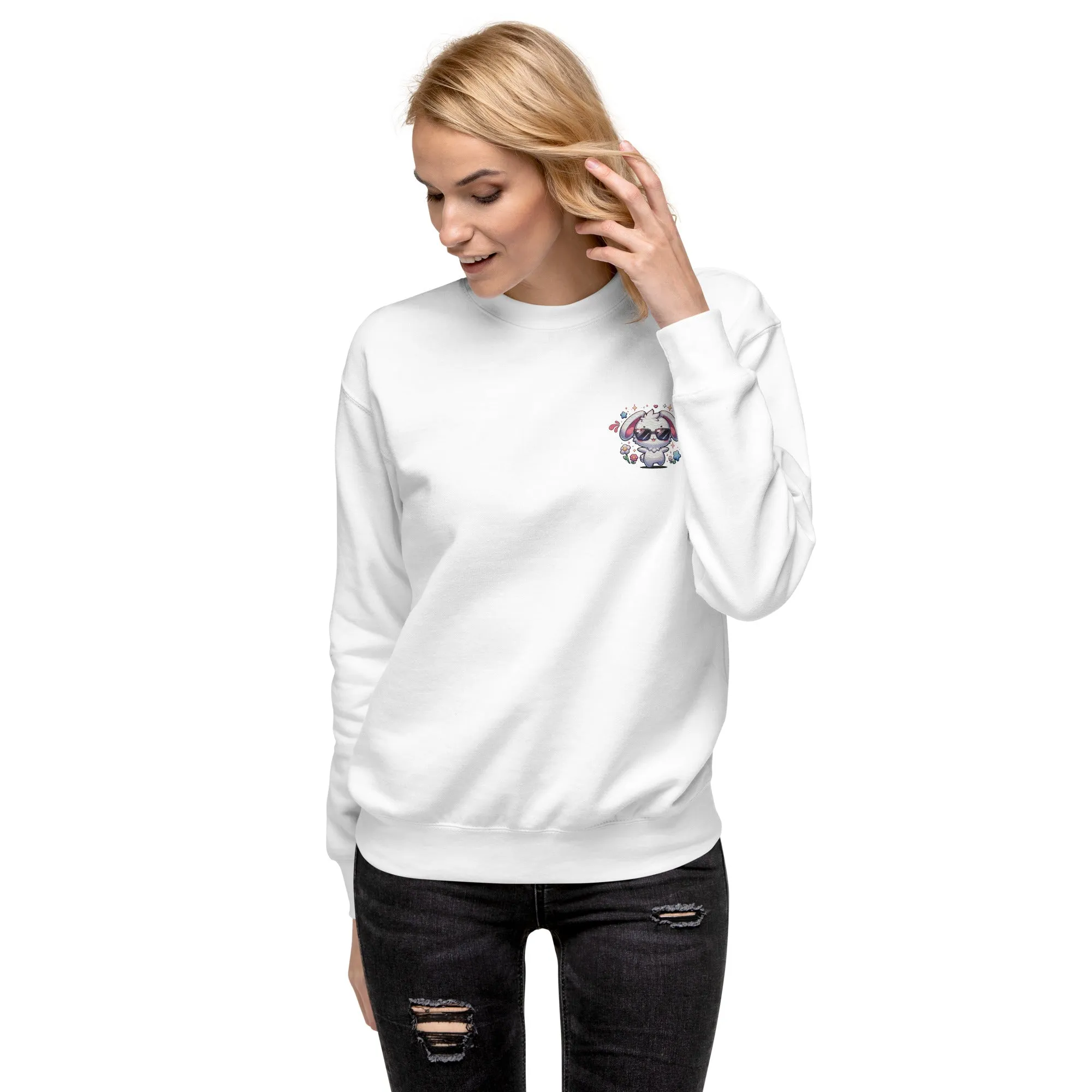 Easter Bunny Embroidered Sweatshirt