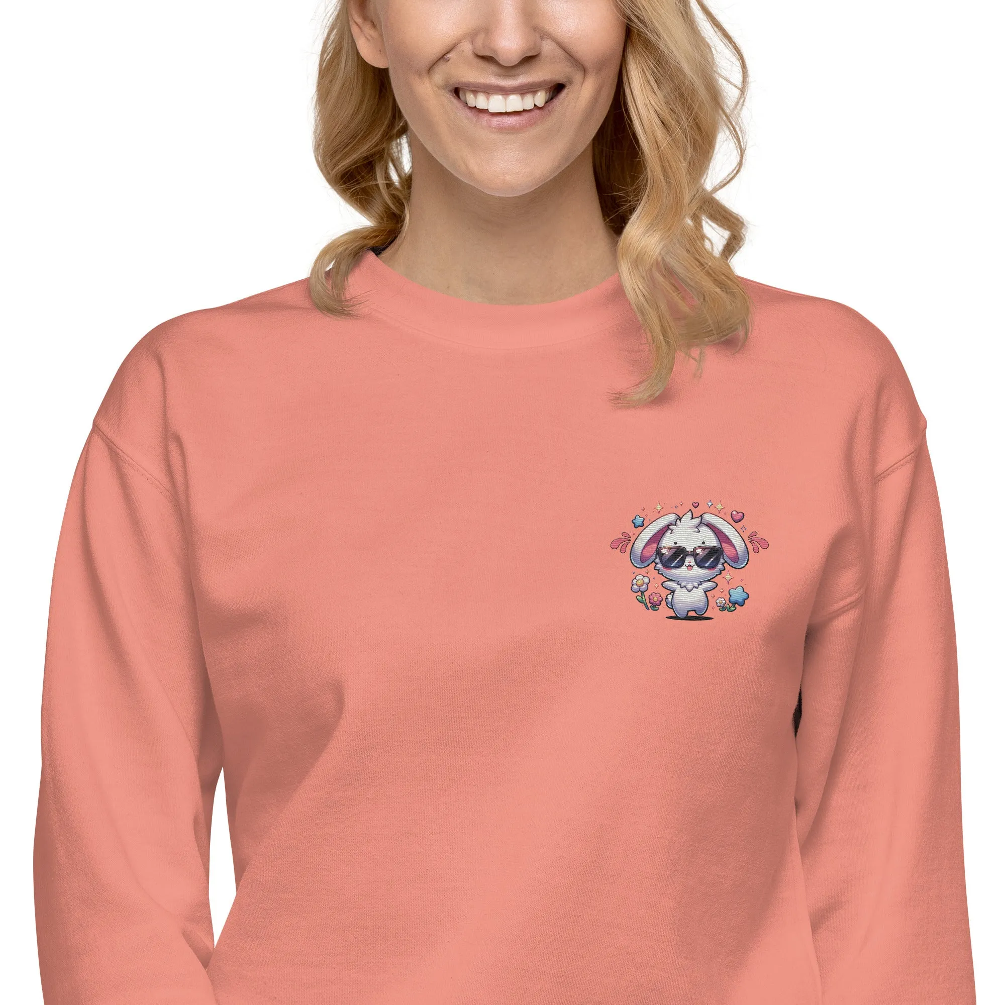 Easter Bunny Embroidered Sweatshirt