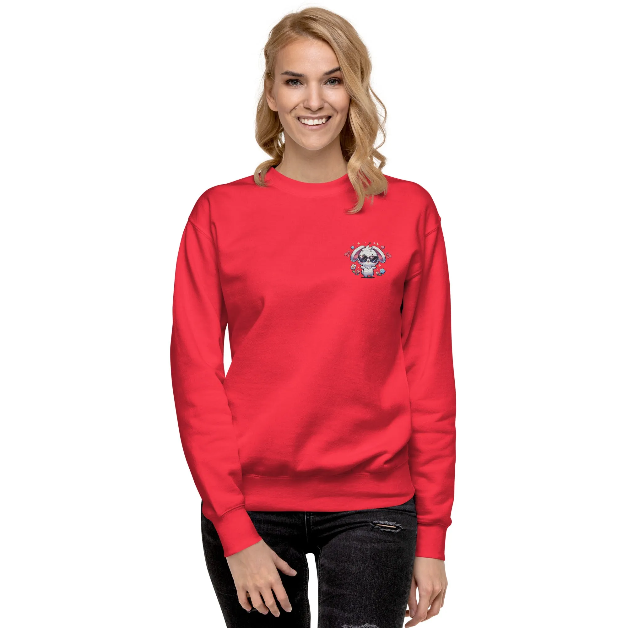 Easter Bunny Embroidered Sweatshirt