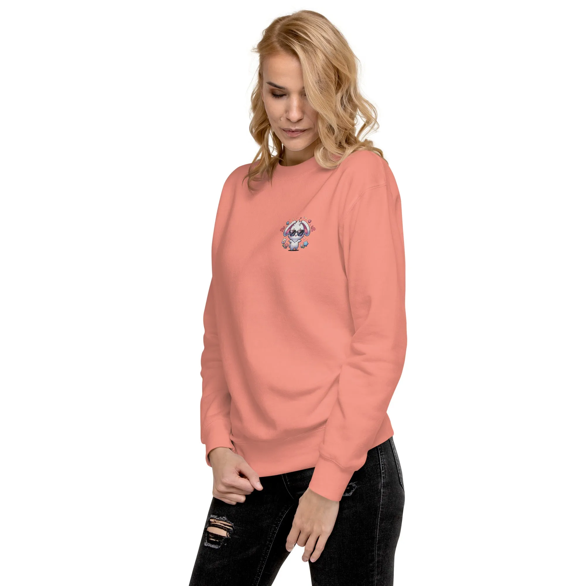 Easter Bunny Embroidered Sweatshirt