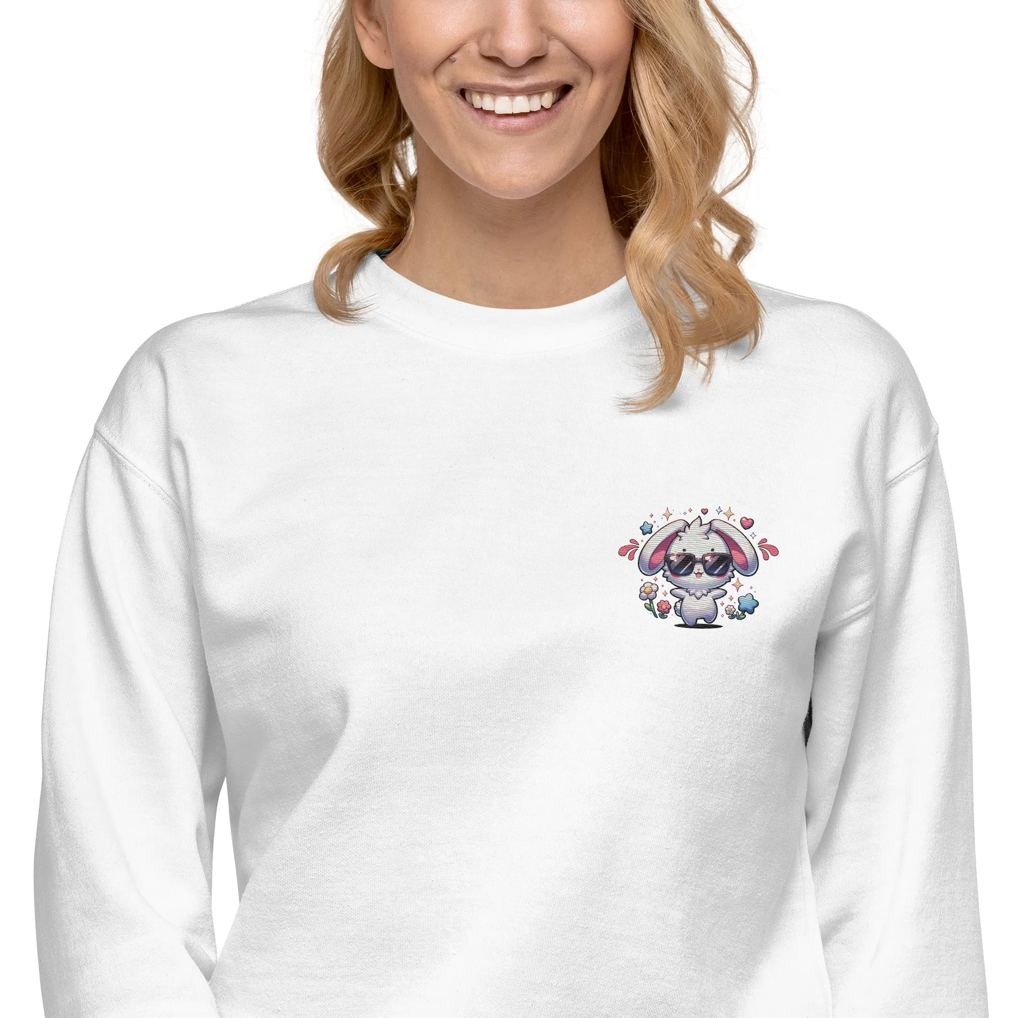 Easter Bunny Embroidered Sweatshirt