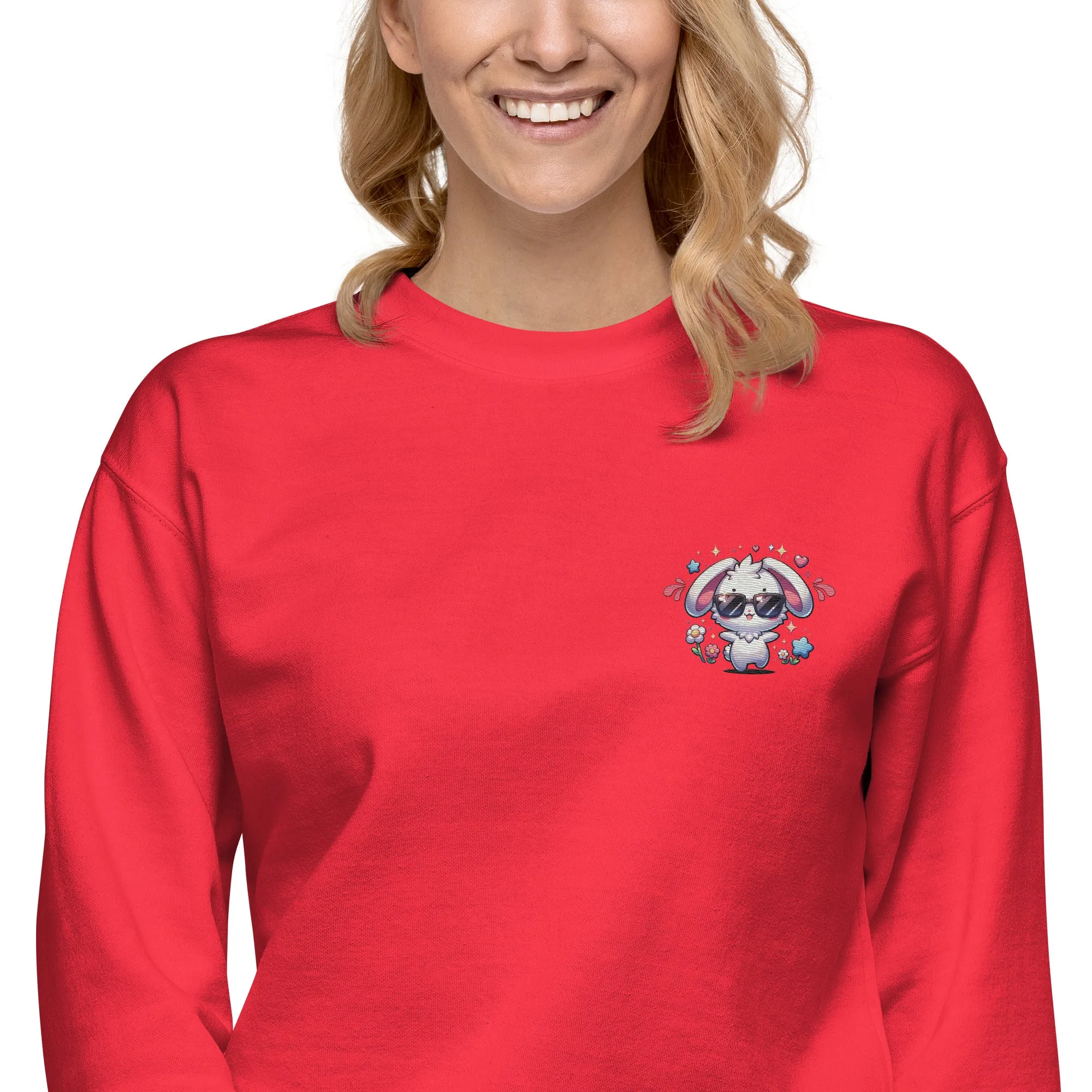 Easter Bunny Embroidered Sweatshirt