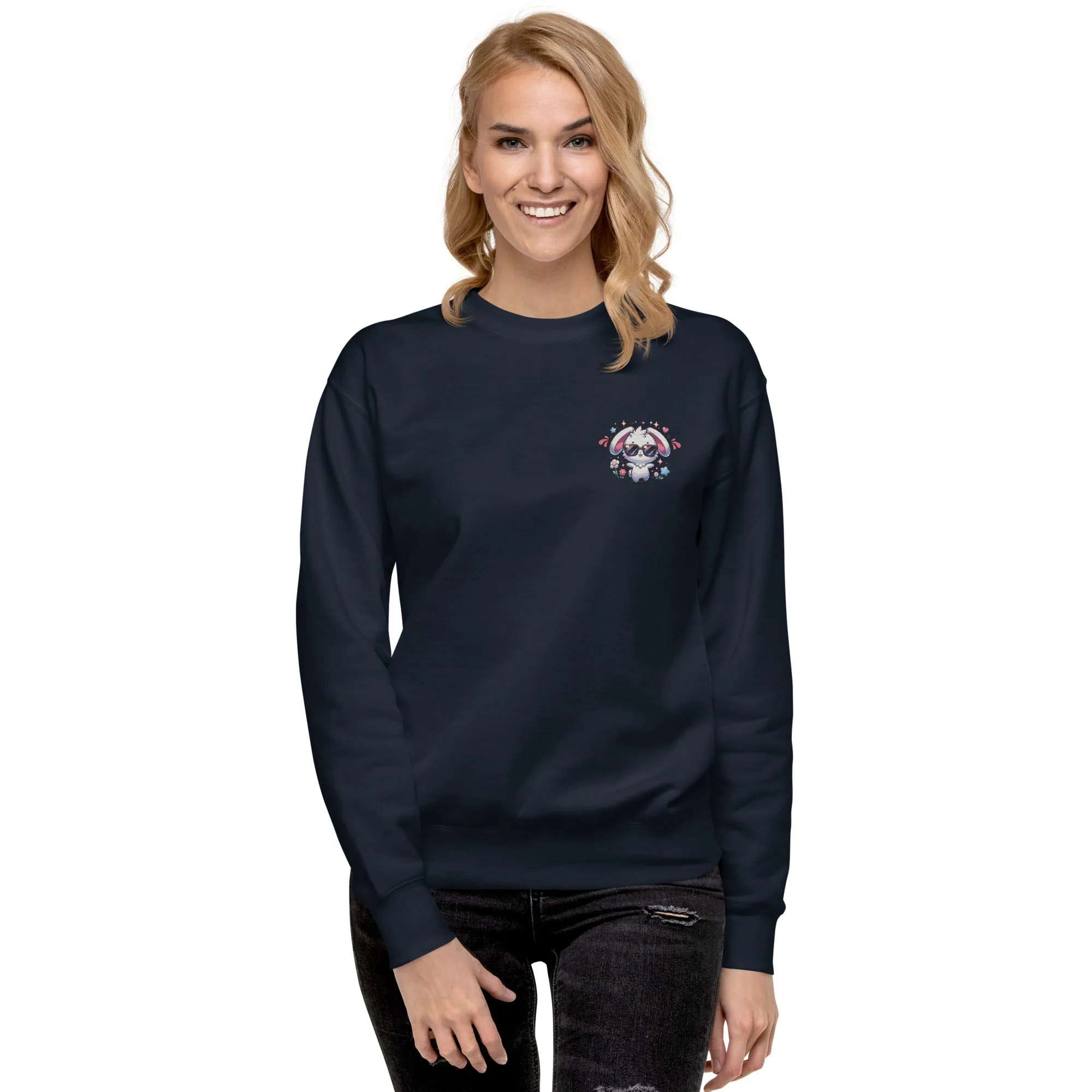 Easter Bunny Embroidered Sweatshirt