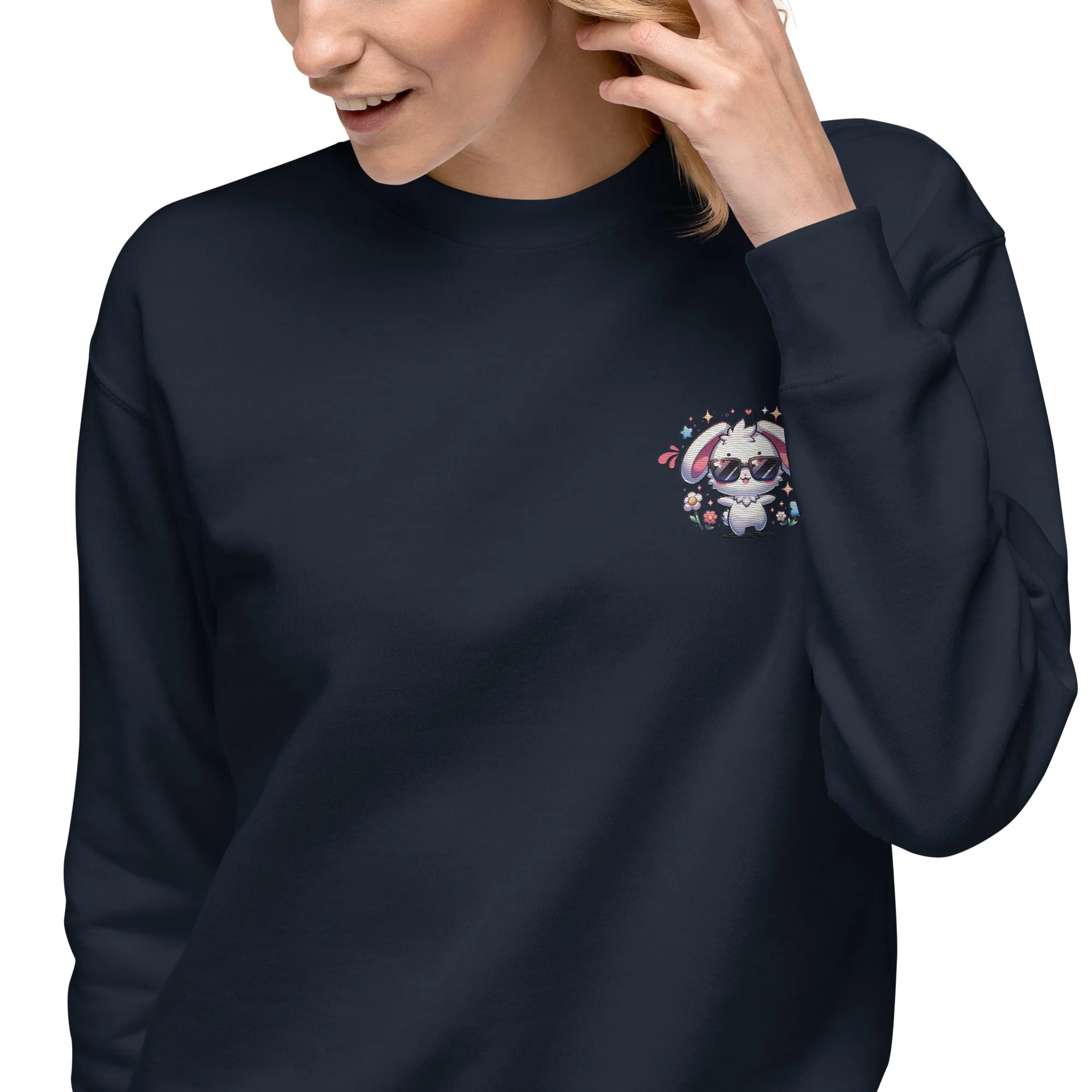Easter Bunny Embroidered Sweatshirt