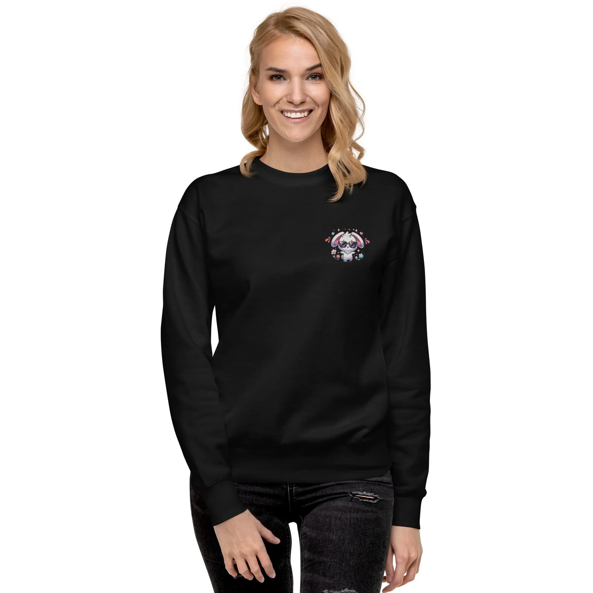 Easter Bunny Embroidered Sweatshirt