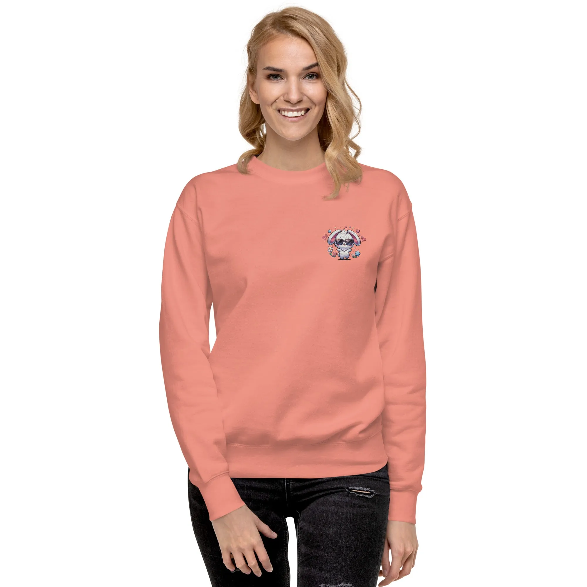 Easter Bunny Embroidered Sweatshirt