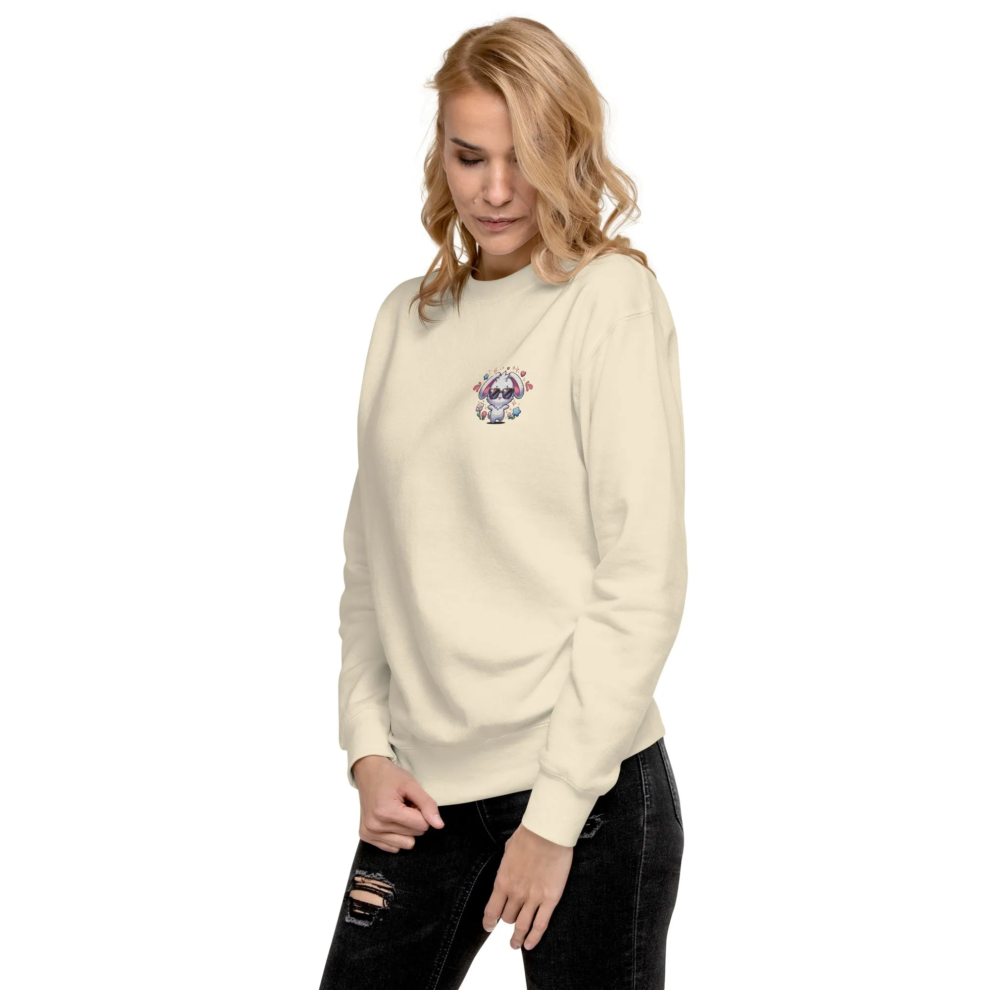 Easter Bunny Embroidered Sweatshirt