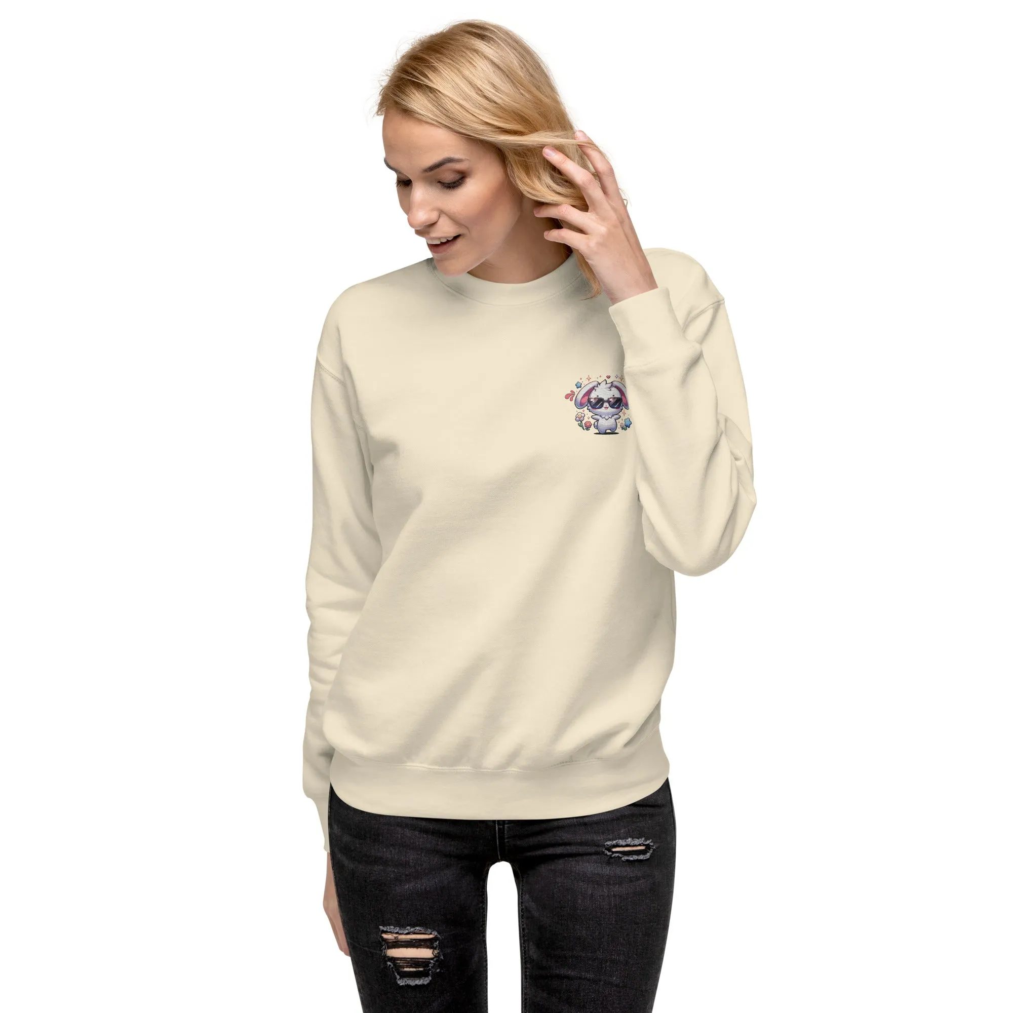 Easter Bunny Embroidered Sweatshirt