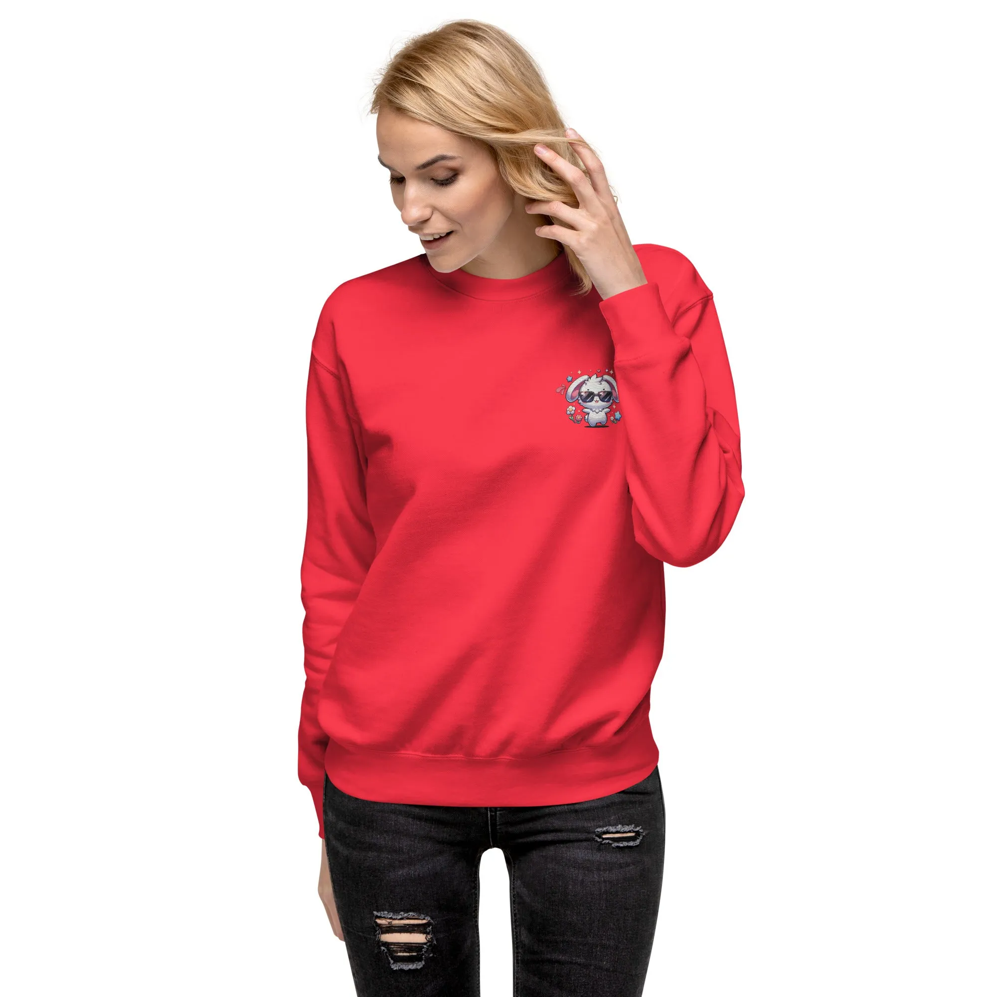 Easter Bunny Embroidered Sweatshirt