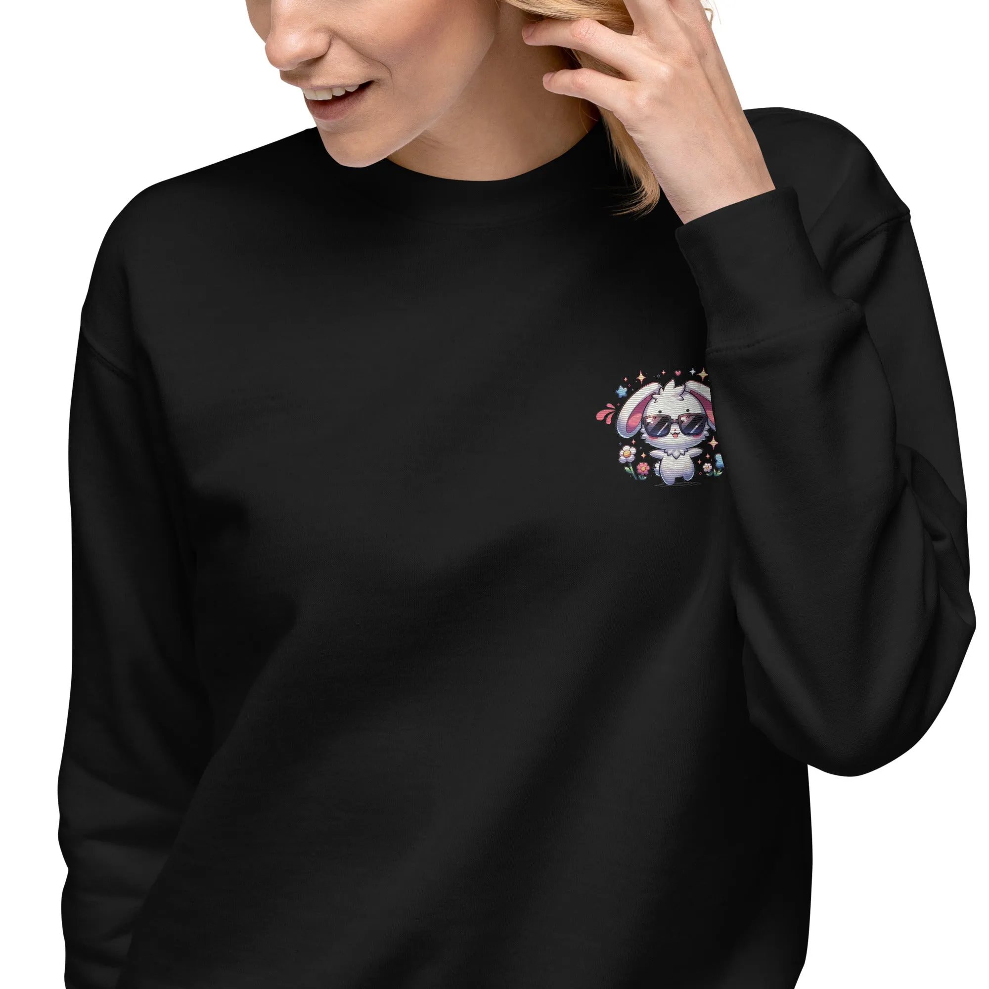 Easter Bunny Embroidered Sweatshirt