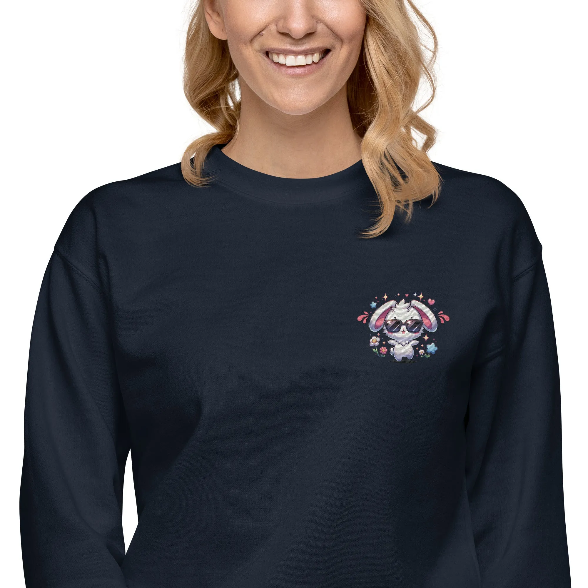 Easter Bunny Embroidered Sweatshirt